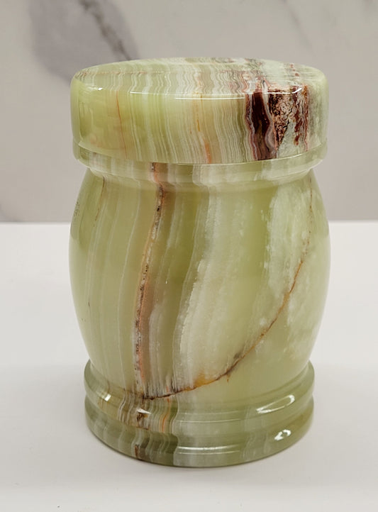 Green Onyx (Afghan Jade) Jar