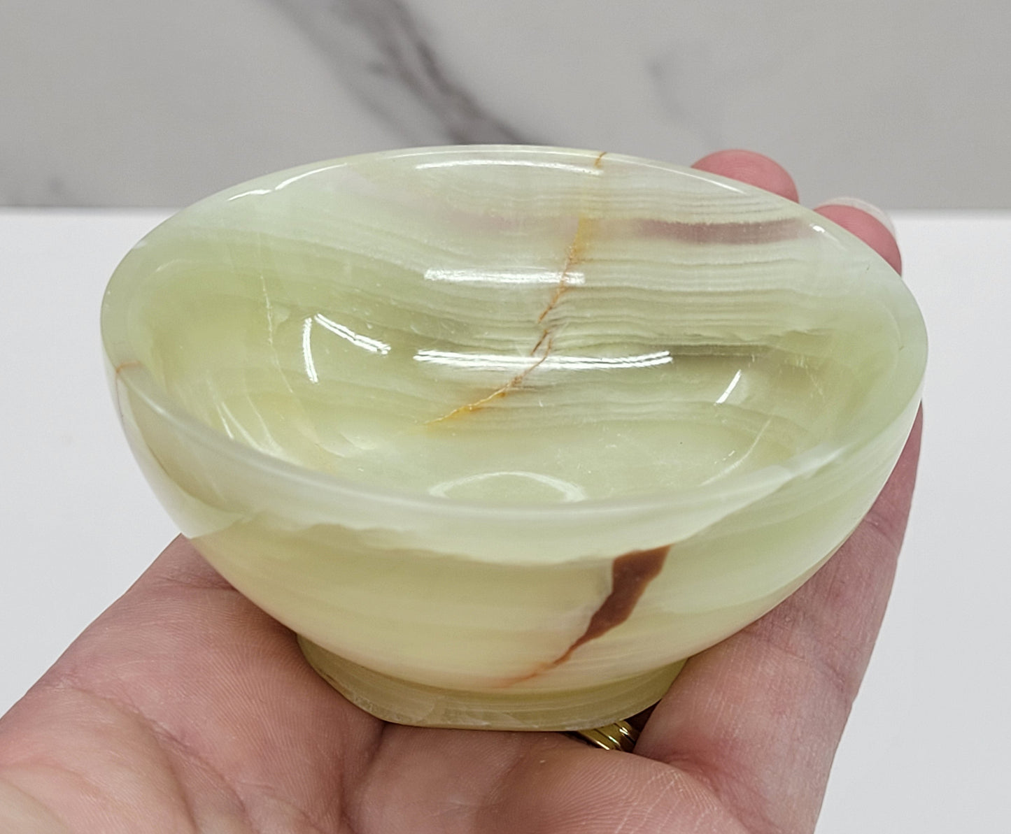 Green Onyx (Afghan Jade) small bowl
