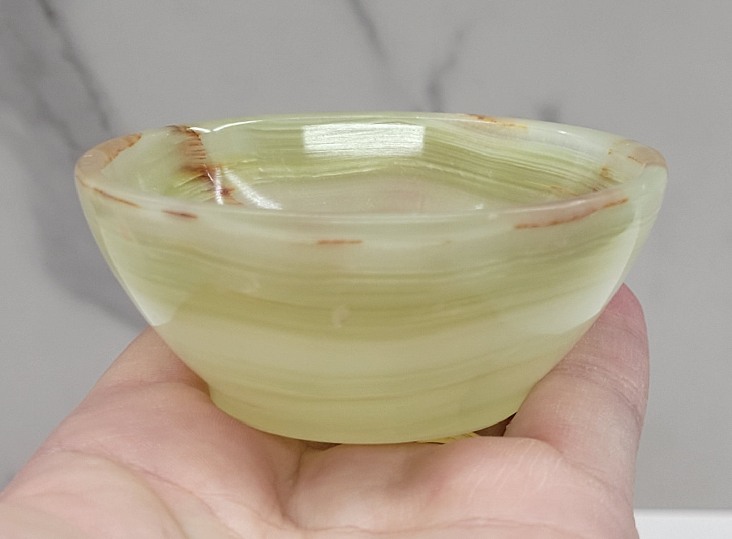Green Onyx (Afghan Jade) small bowl