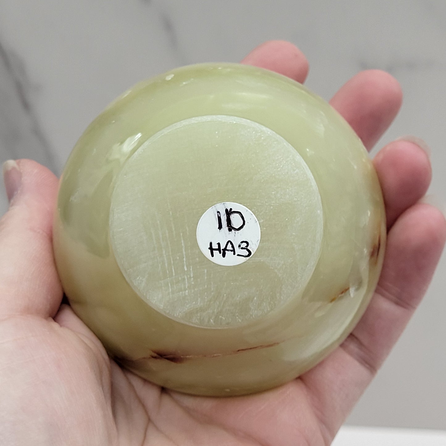 Green Onyx (Afghan Jade) small bowl