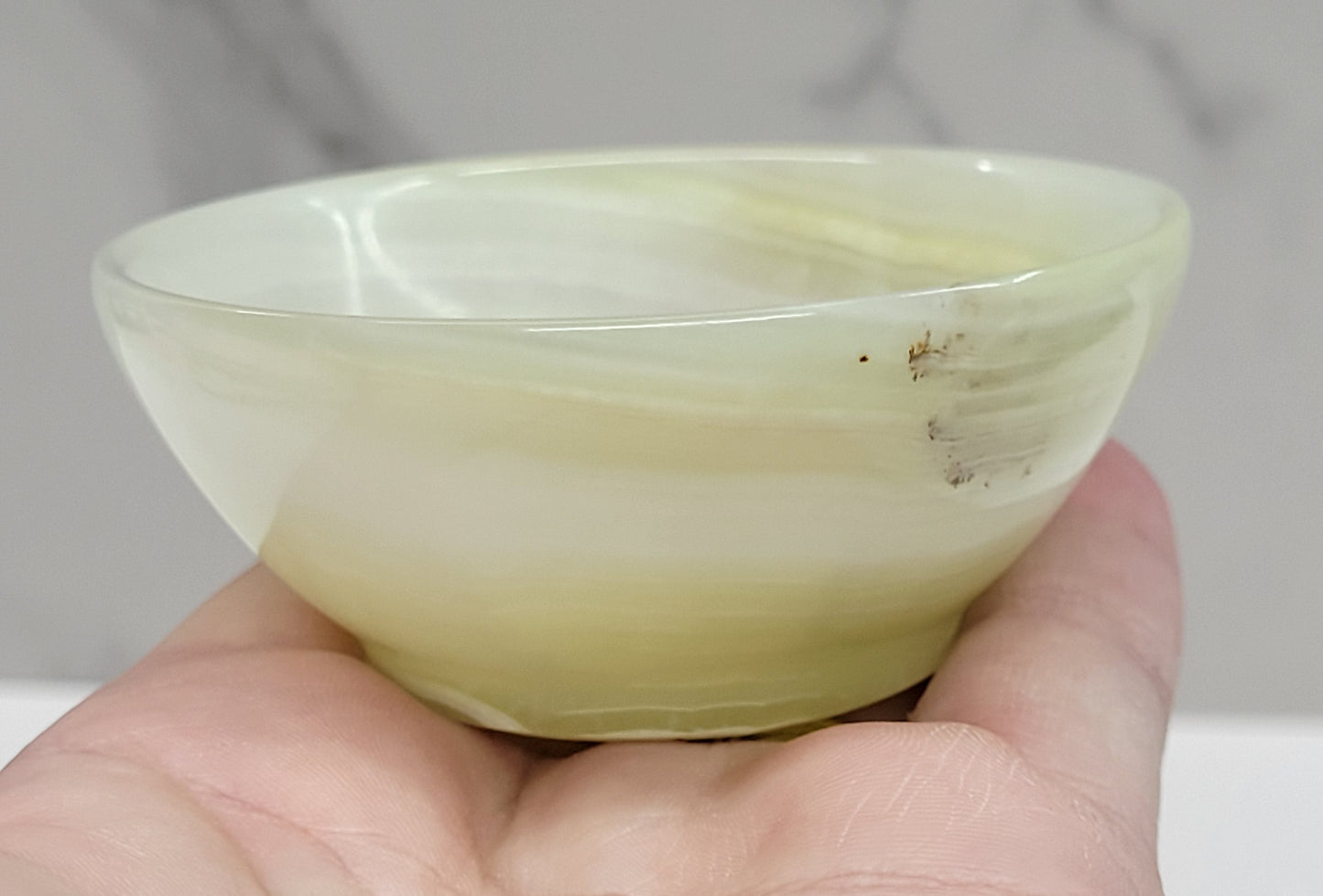 Green Onyx (Afghan Jade) small bowl