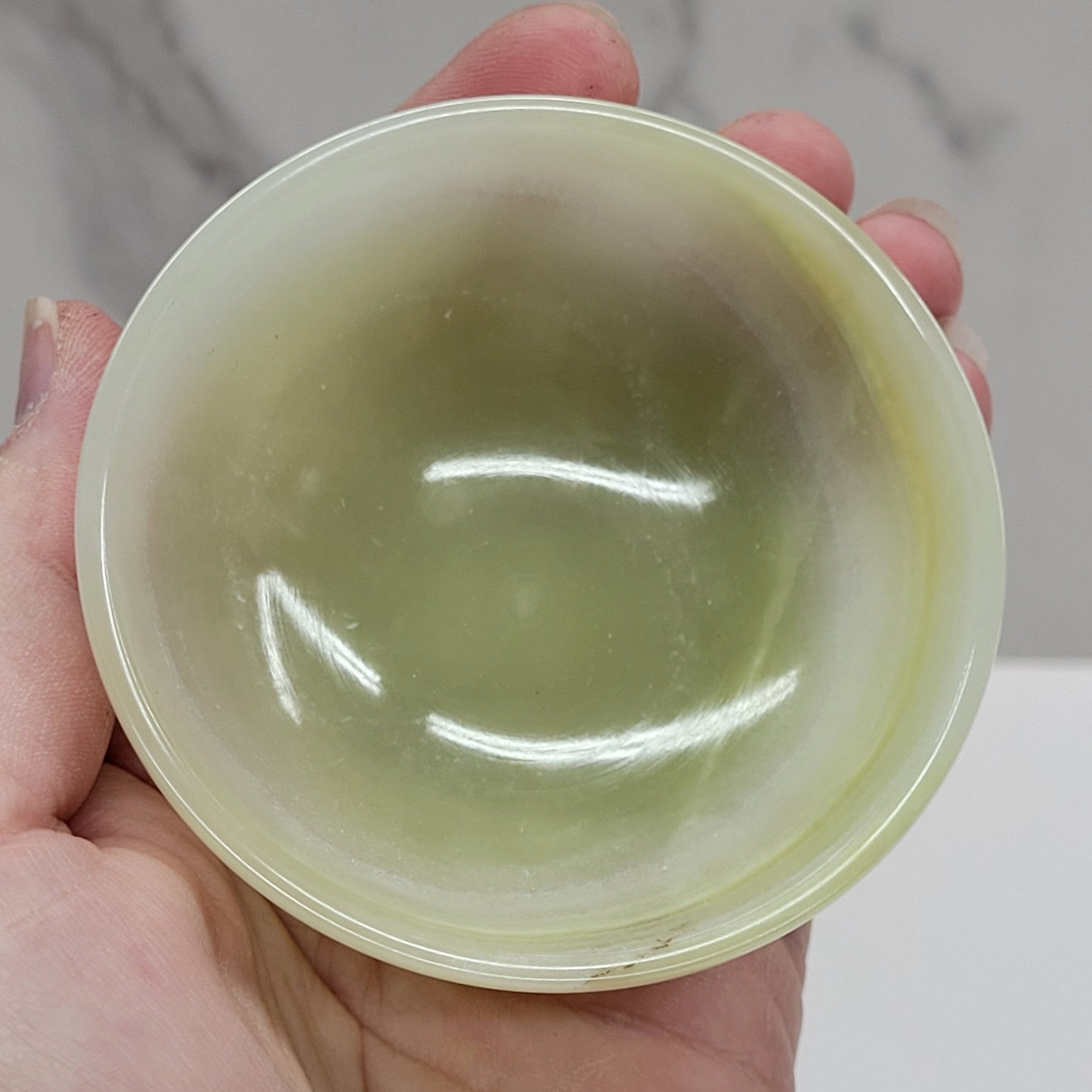 Green Onyx (Afghan Jade) small bowl