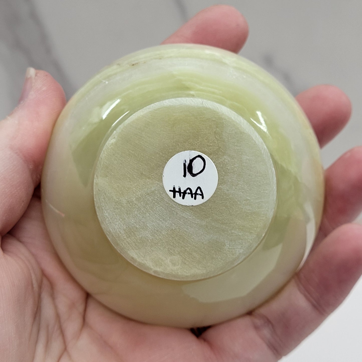 Green Onyx (Afghan Jade) small bowl