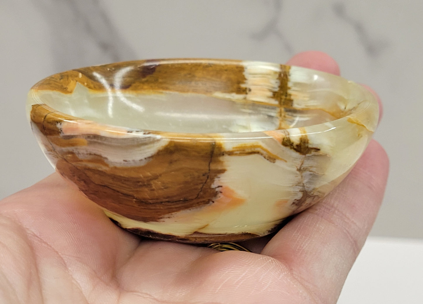 Green Onyx (Afghan Jade) small bowl