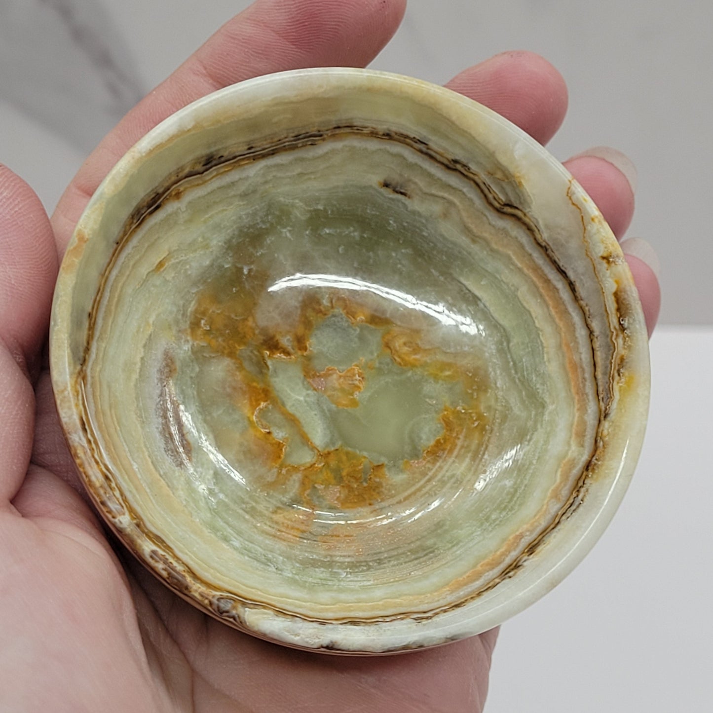 Green Onyx (Afghan Jade) small bowl