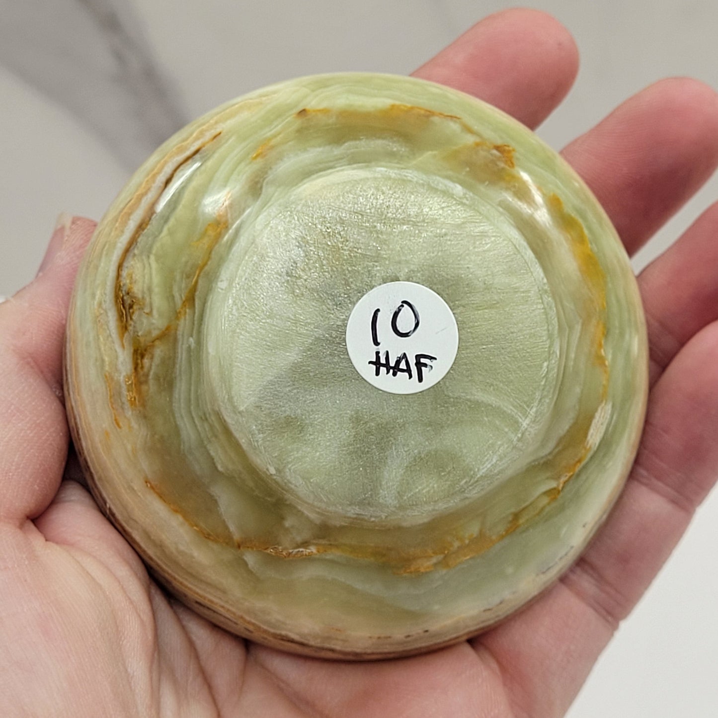 Green Onyx (Afghan Jade) small bowl