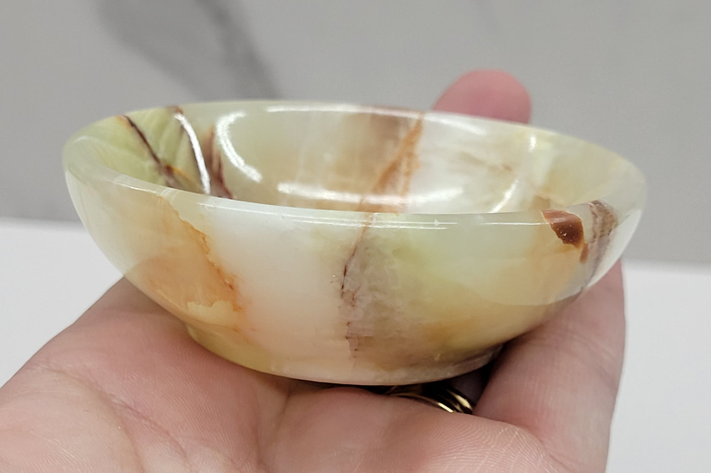Green Onyx (Afghan Jade) small bowl