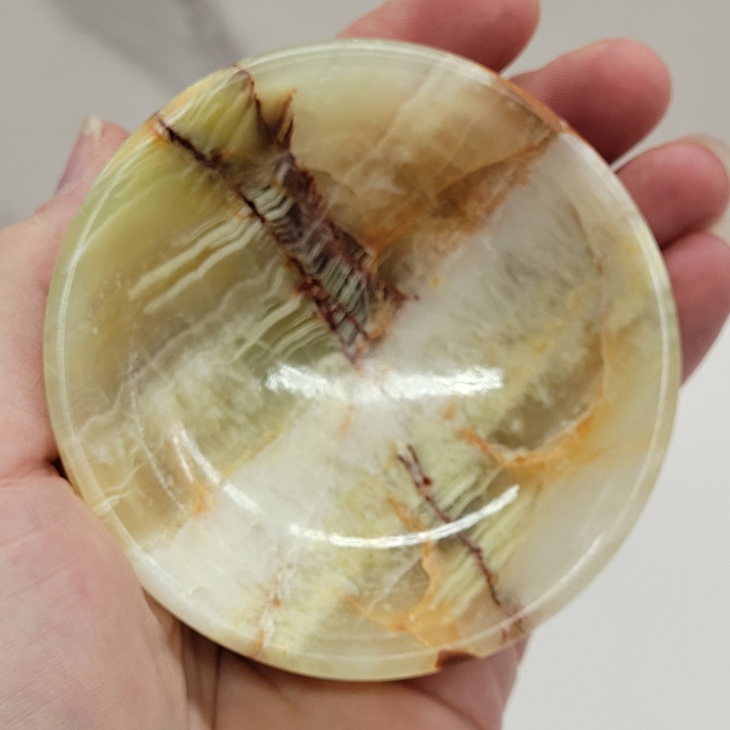 Green Onyx (Afghan Jade) small bowl
