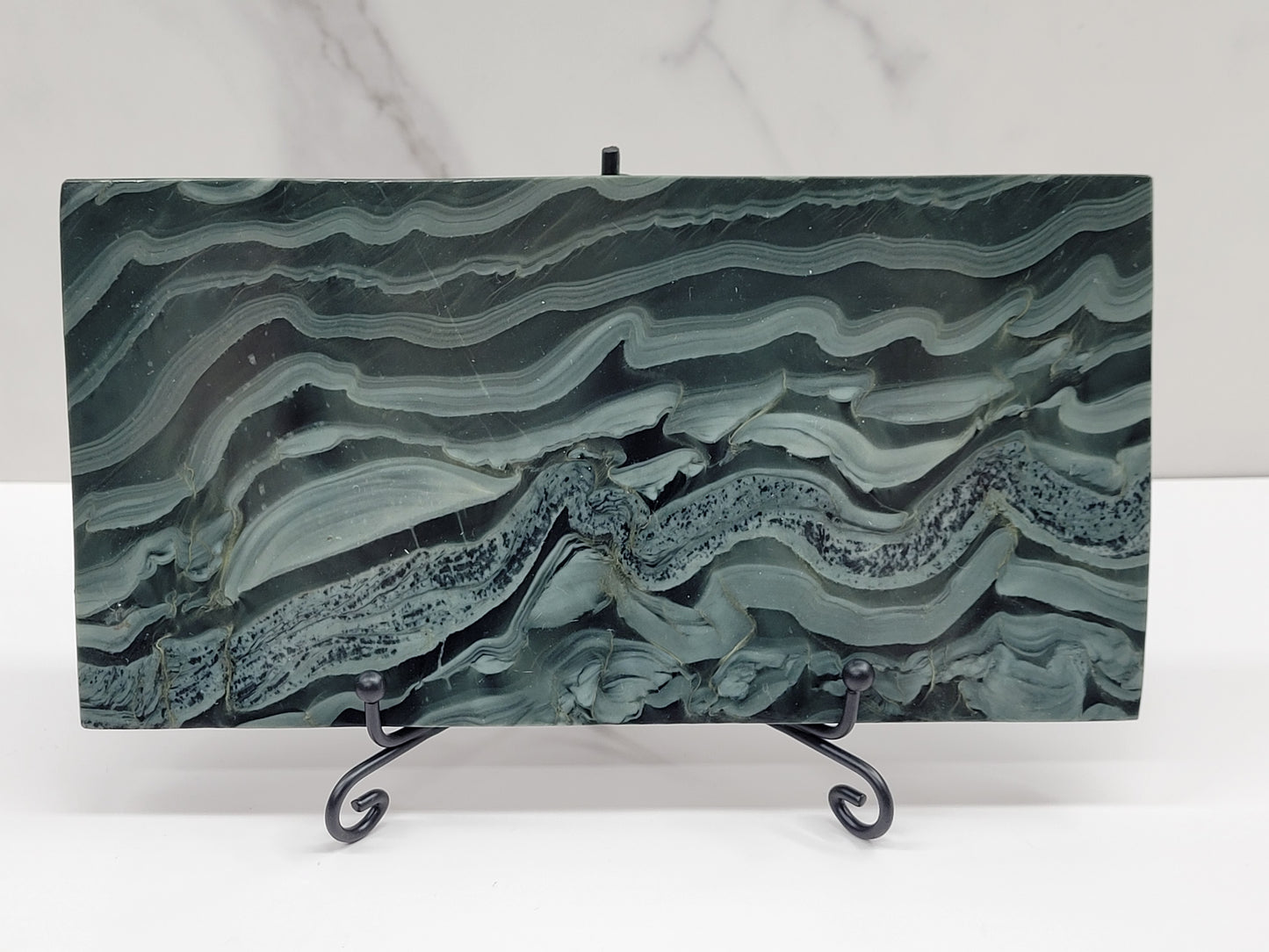Green Wave Picture Jasper slab
