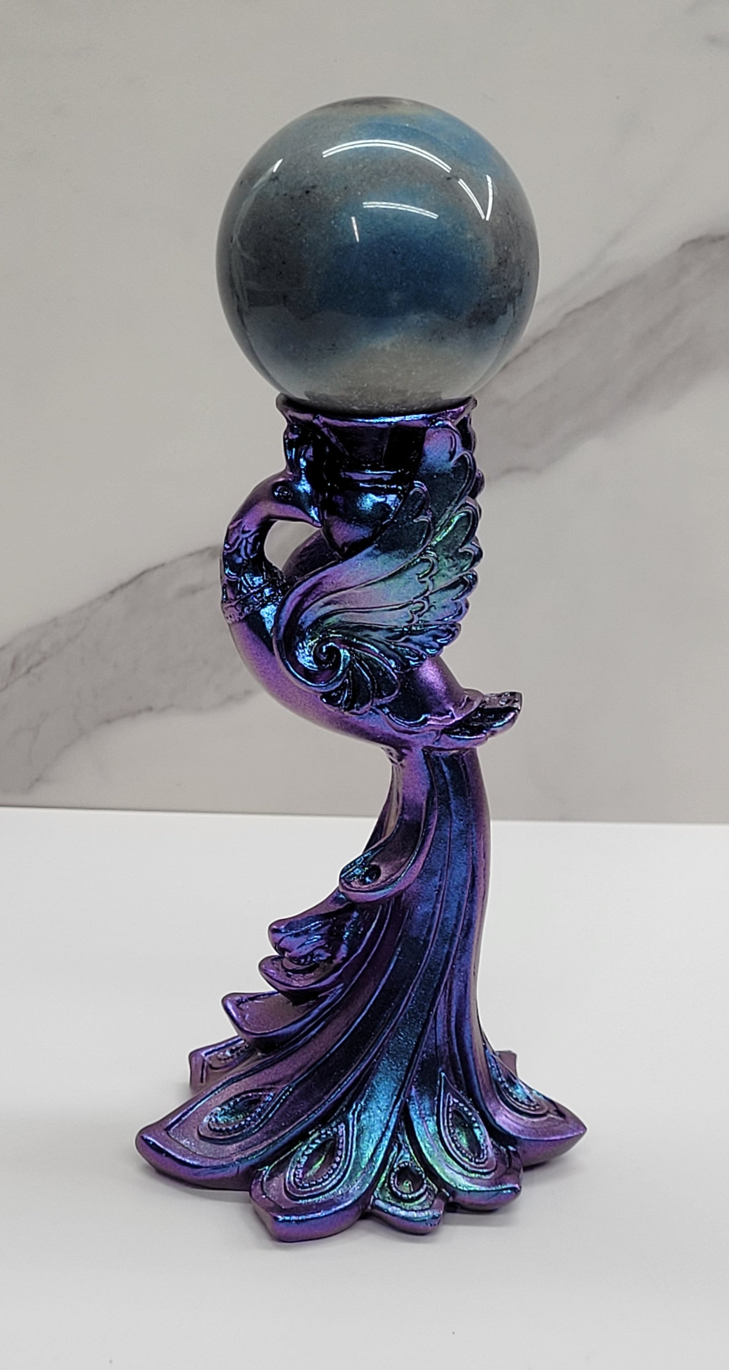 Sphere stand- Peacock