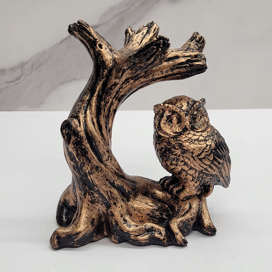Sphere stand- Owl on tree
