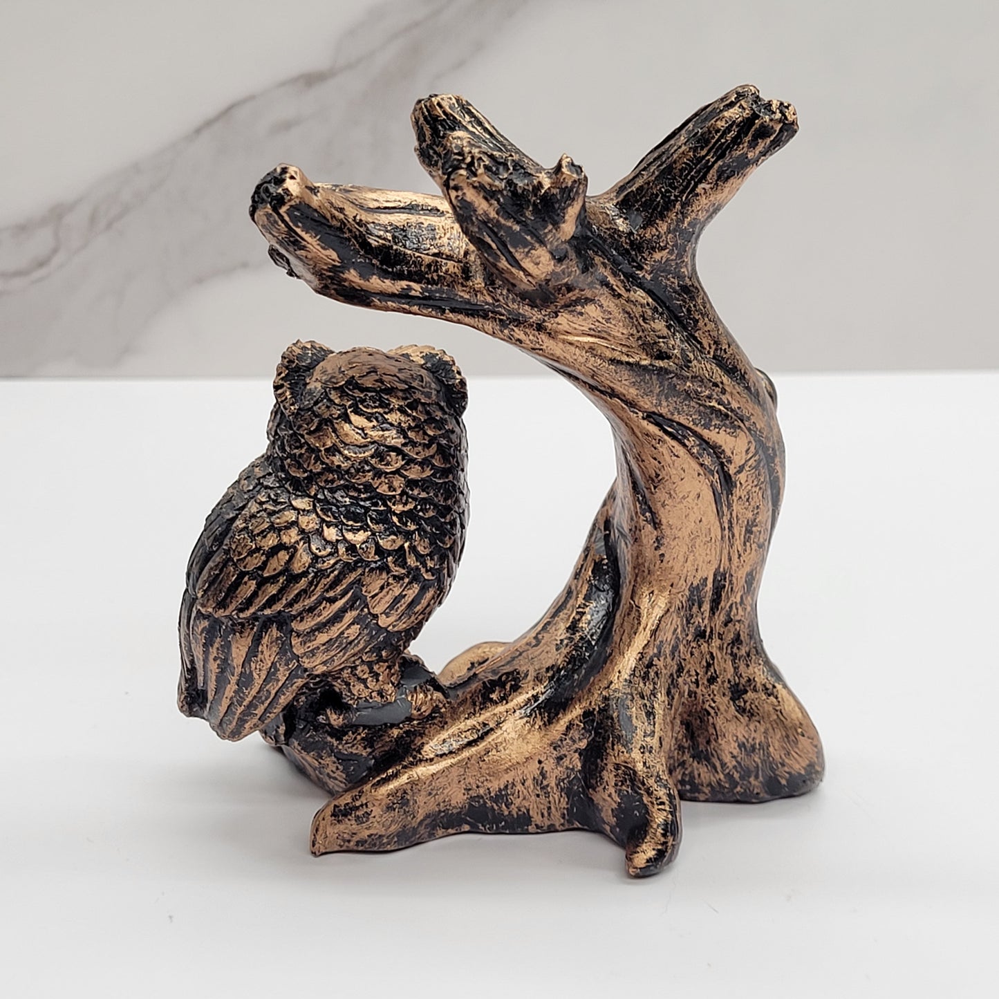 Sphere stand- Owl on tree