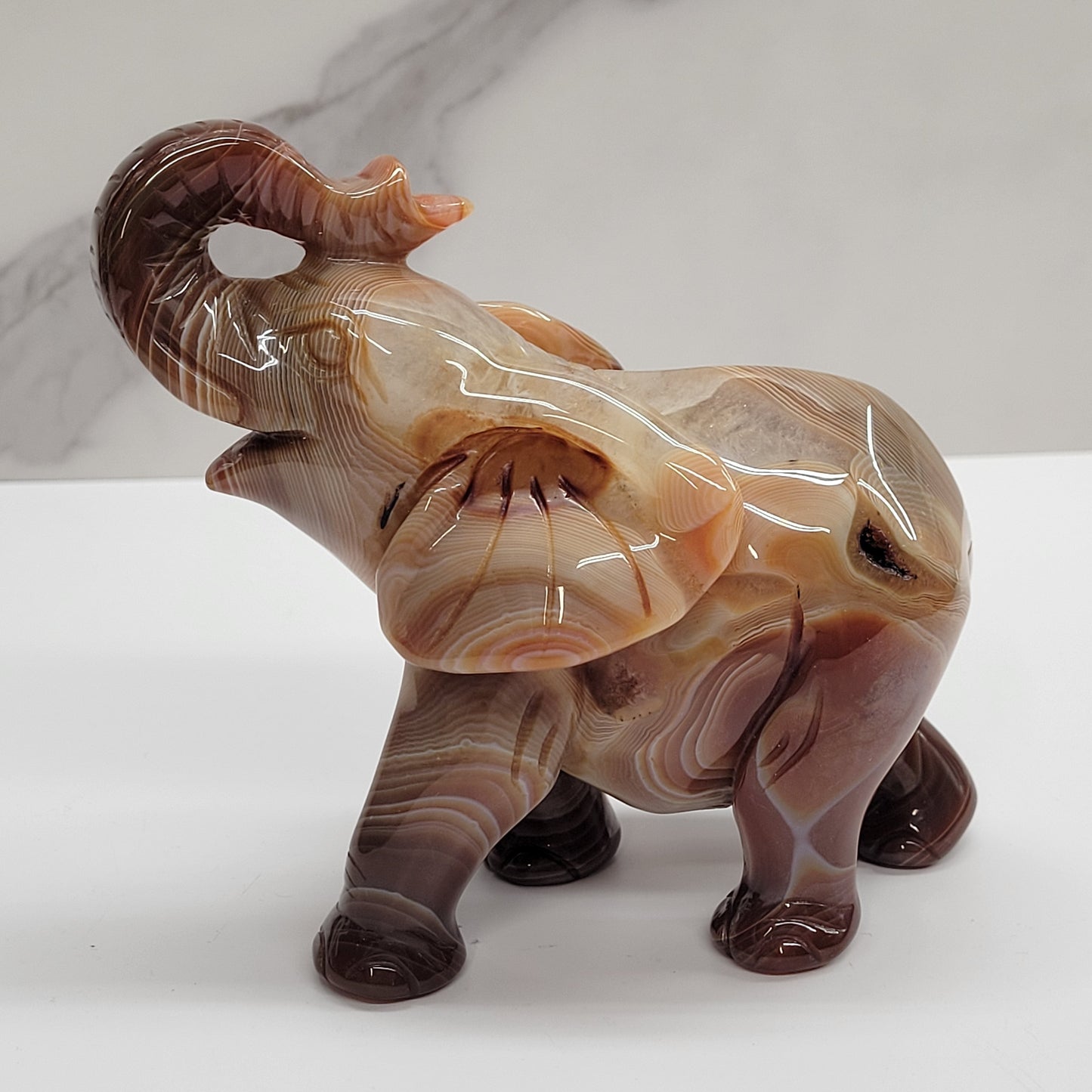 Carnelian elephant