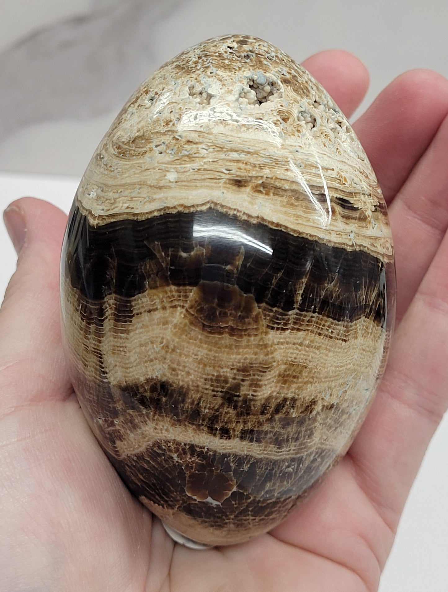 Chocolate Calcite egg