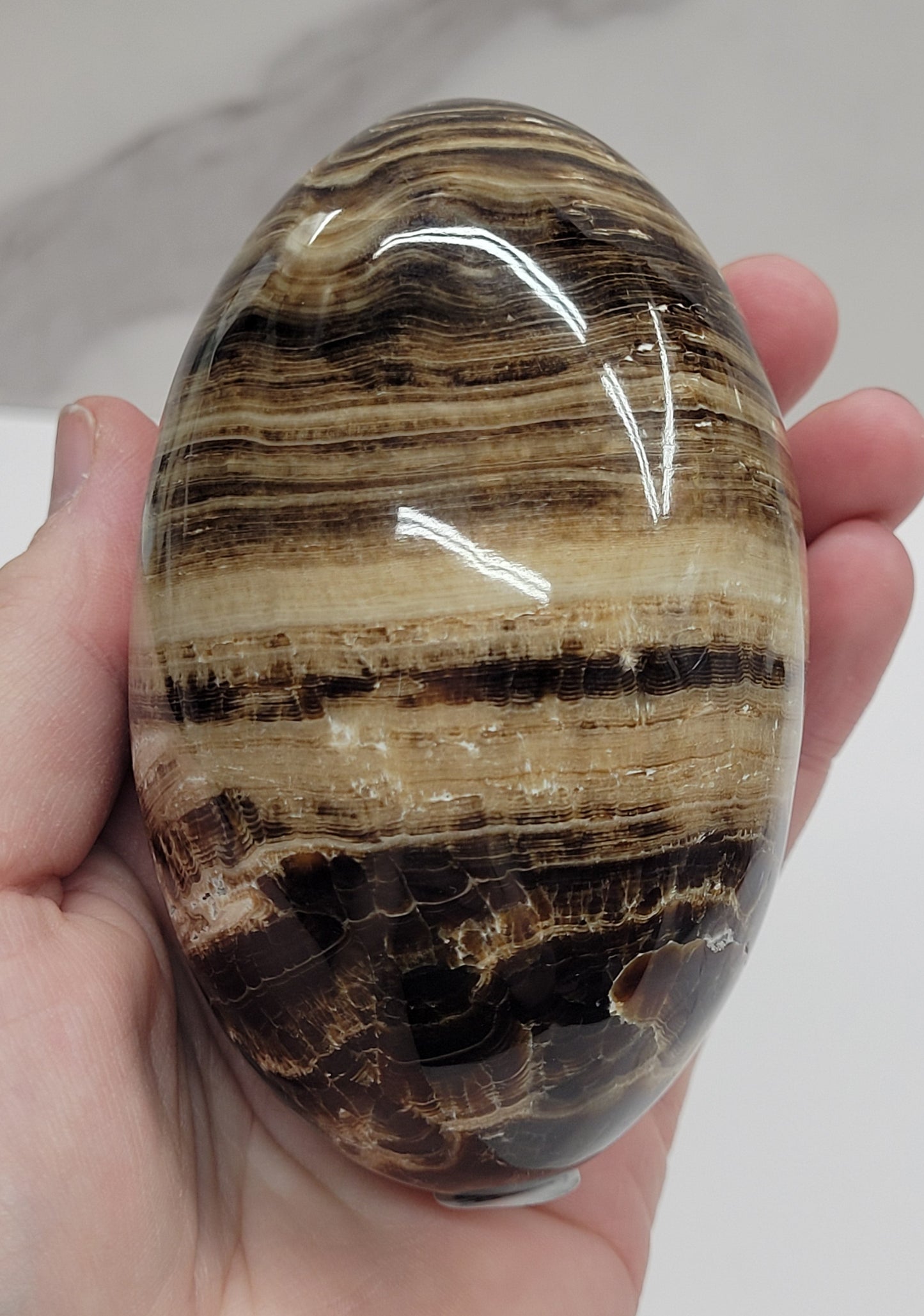 Chocolate Calcite egg
