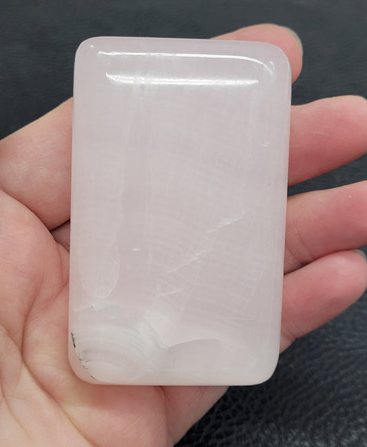 Pink Mangano Calcite soap bar