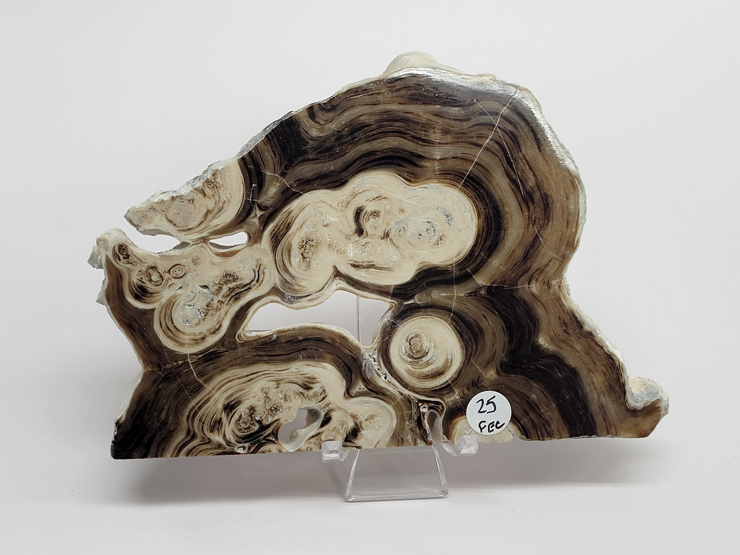 Chocolate Calcite slab