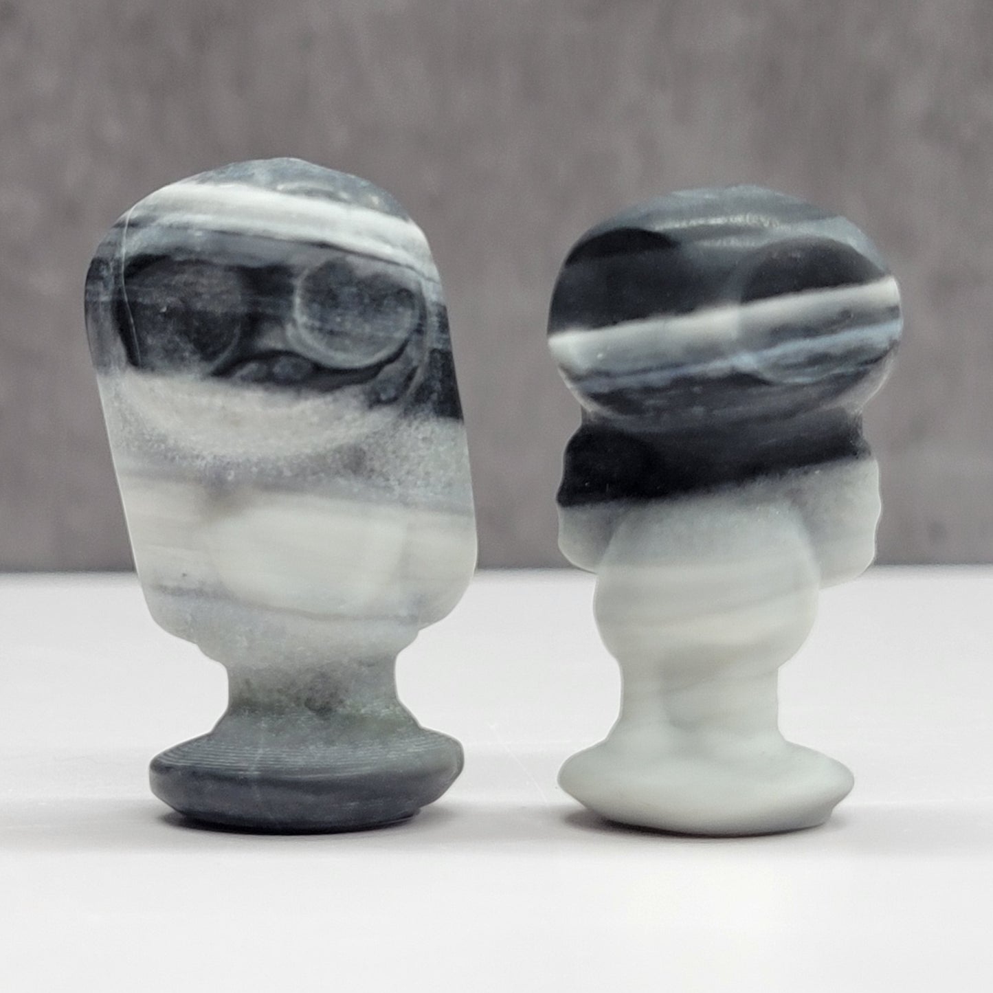 Jack & Sally carving pair