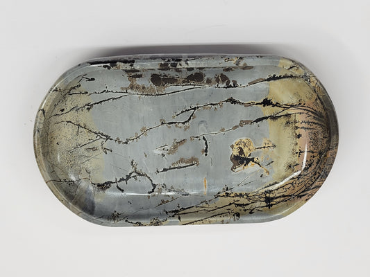 Picture Jasper oval tray