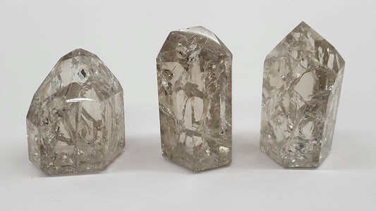 Fire & Ice Smoky Quartz tower