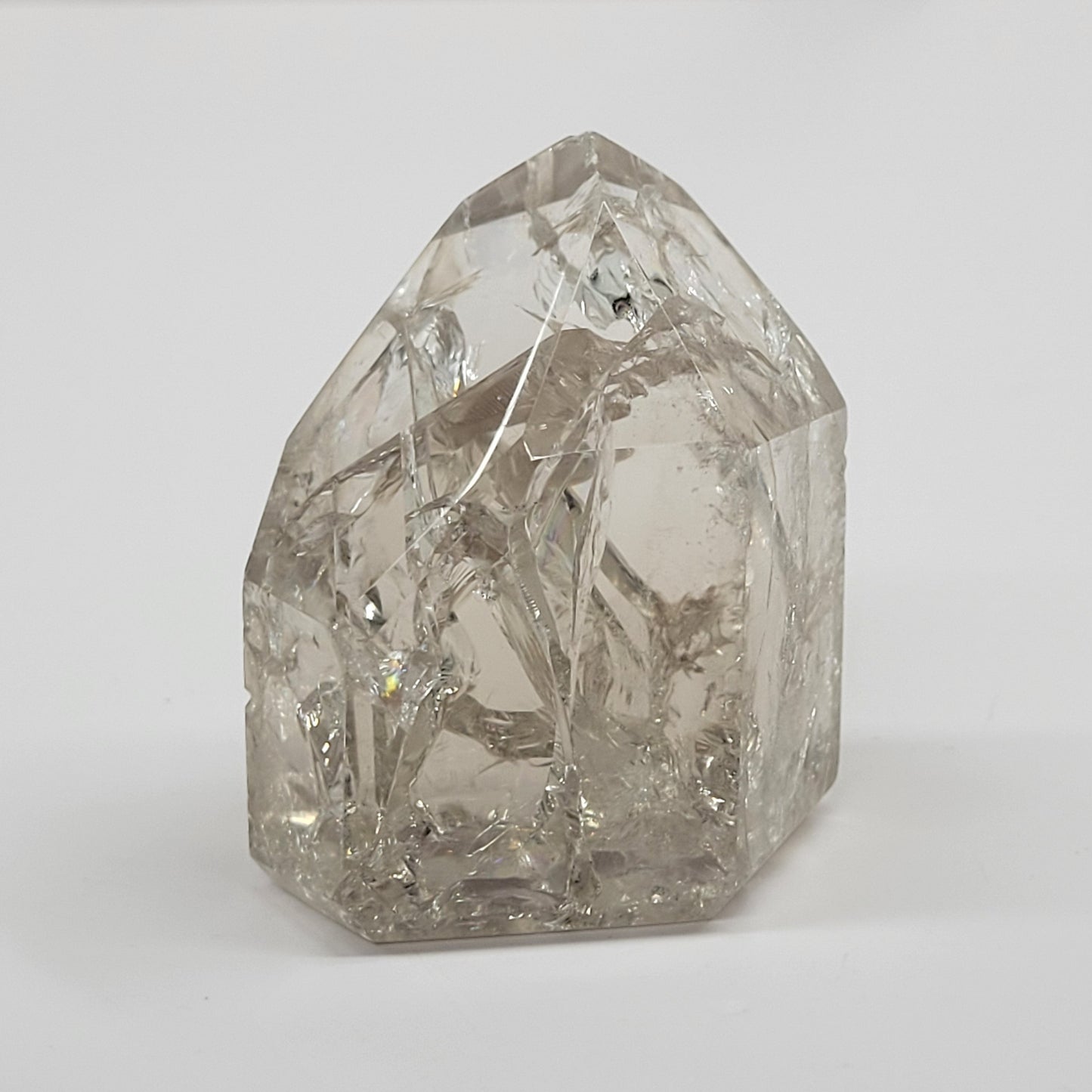 Fire & Ice Smoky Quartz tower