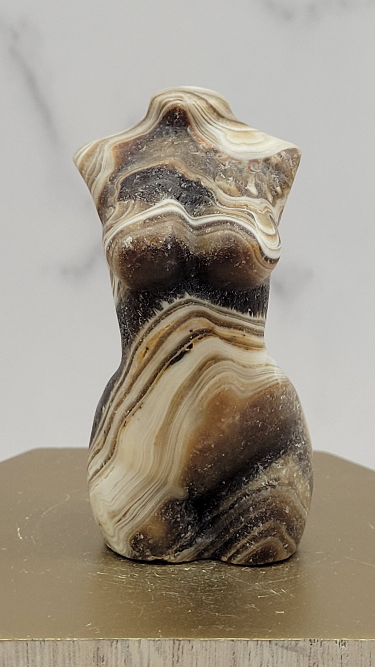 Goddess body (L) - Amber Calcite