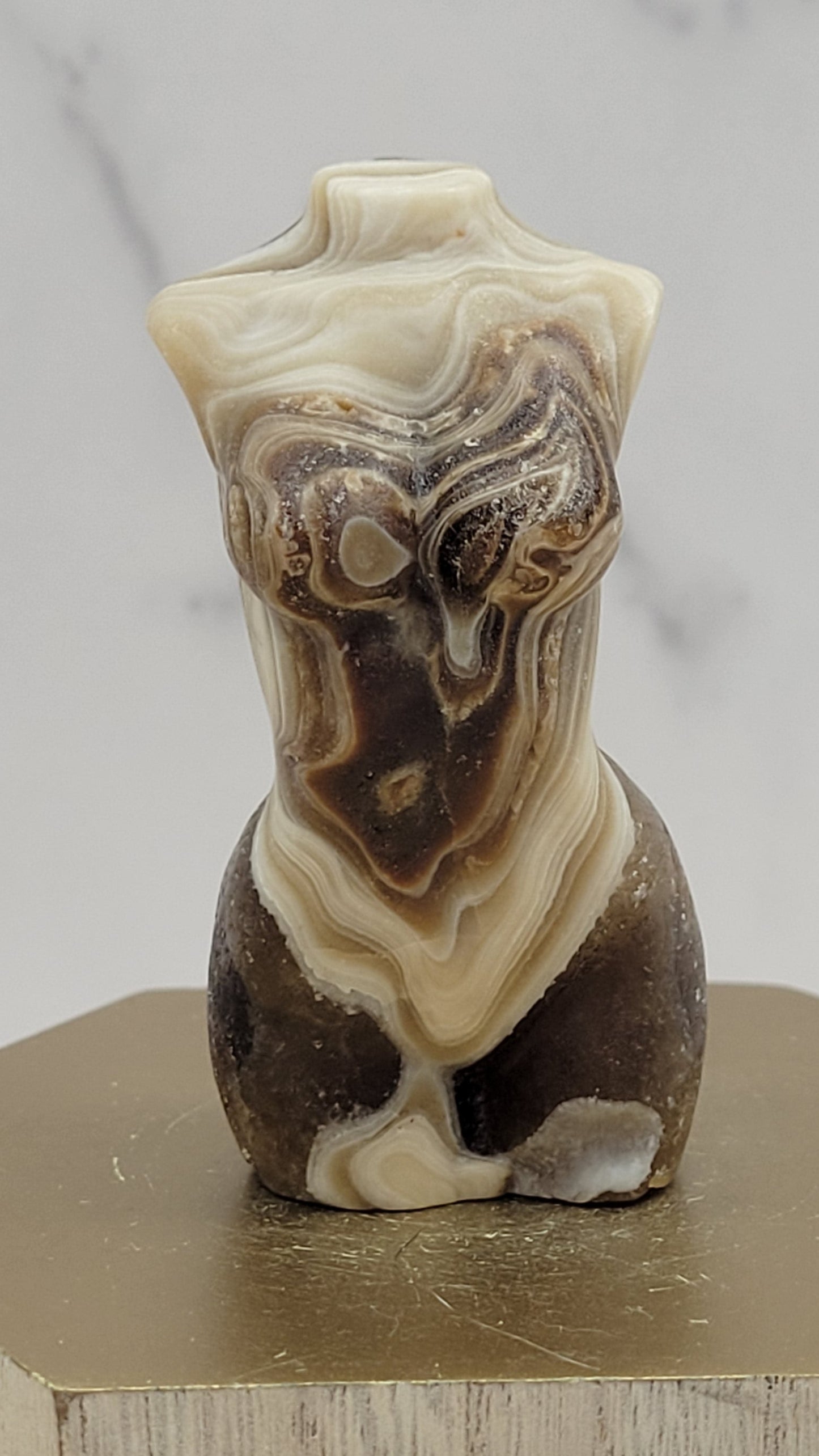 Goddess body (L) - Amber Calcite
