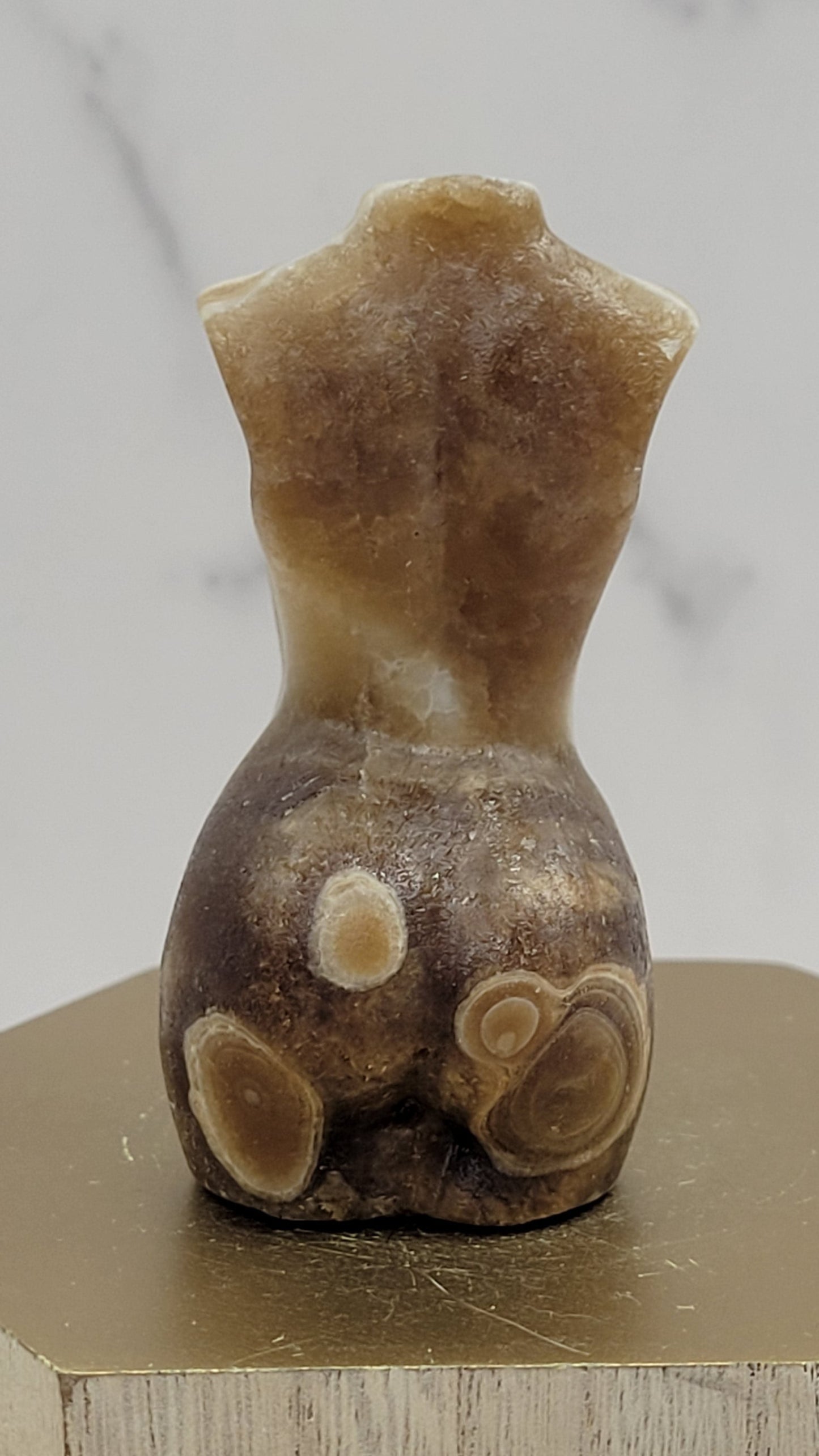 Goddess body (L) - Amber Calcite