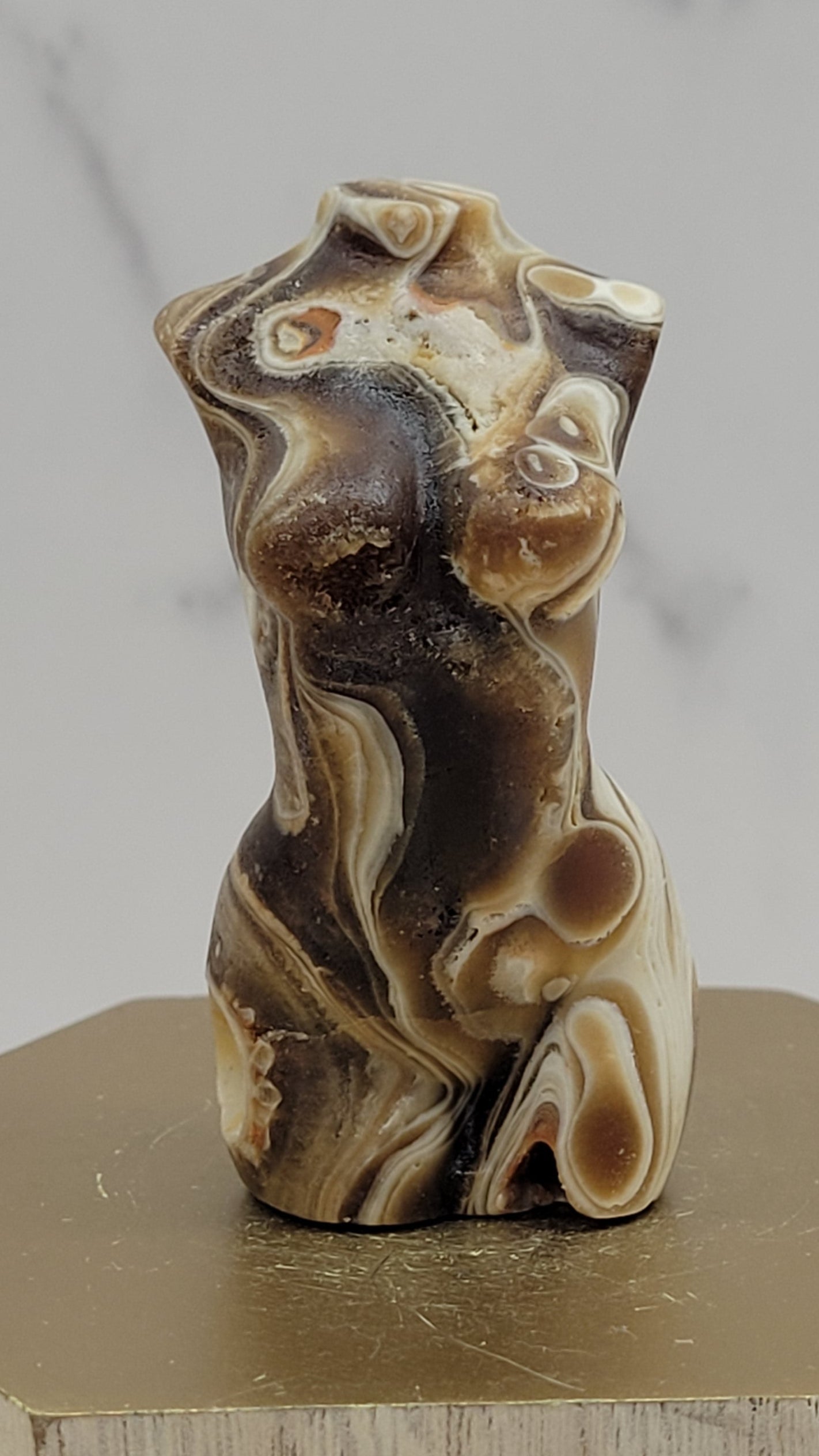 Goddess body (L) - Amber Calcite