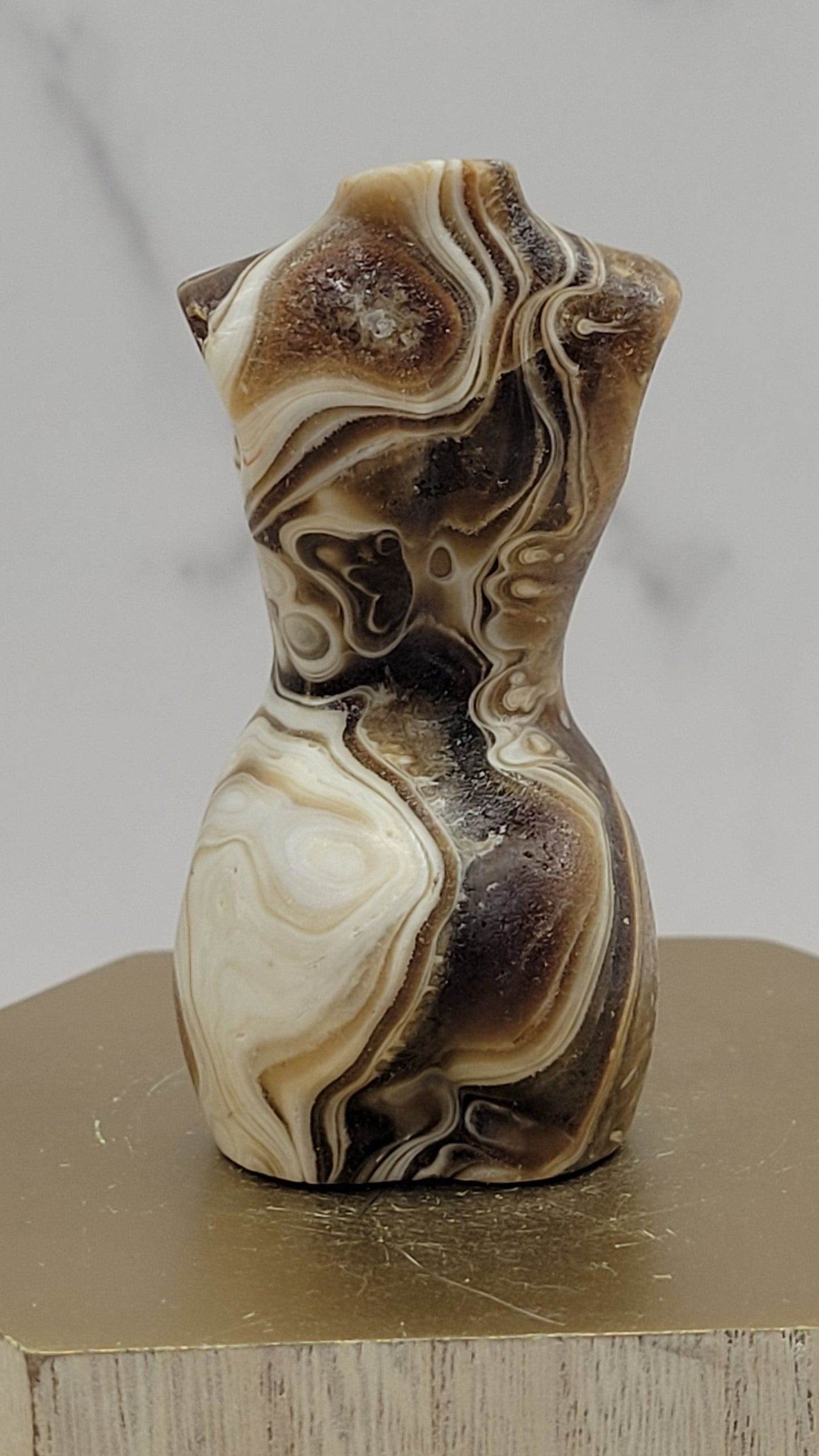 Goddess body (L) - Amber Calcite