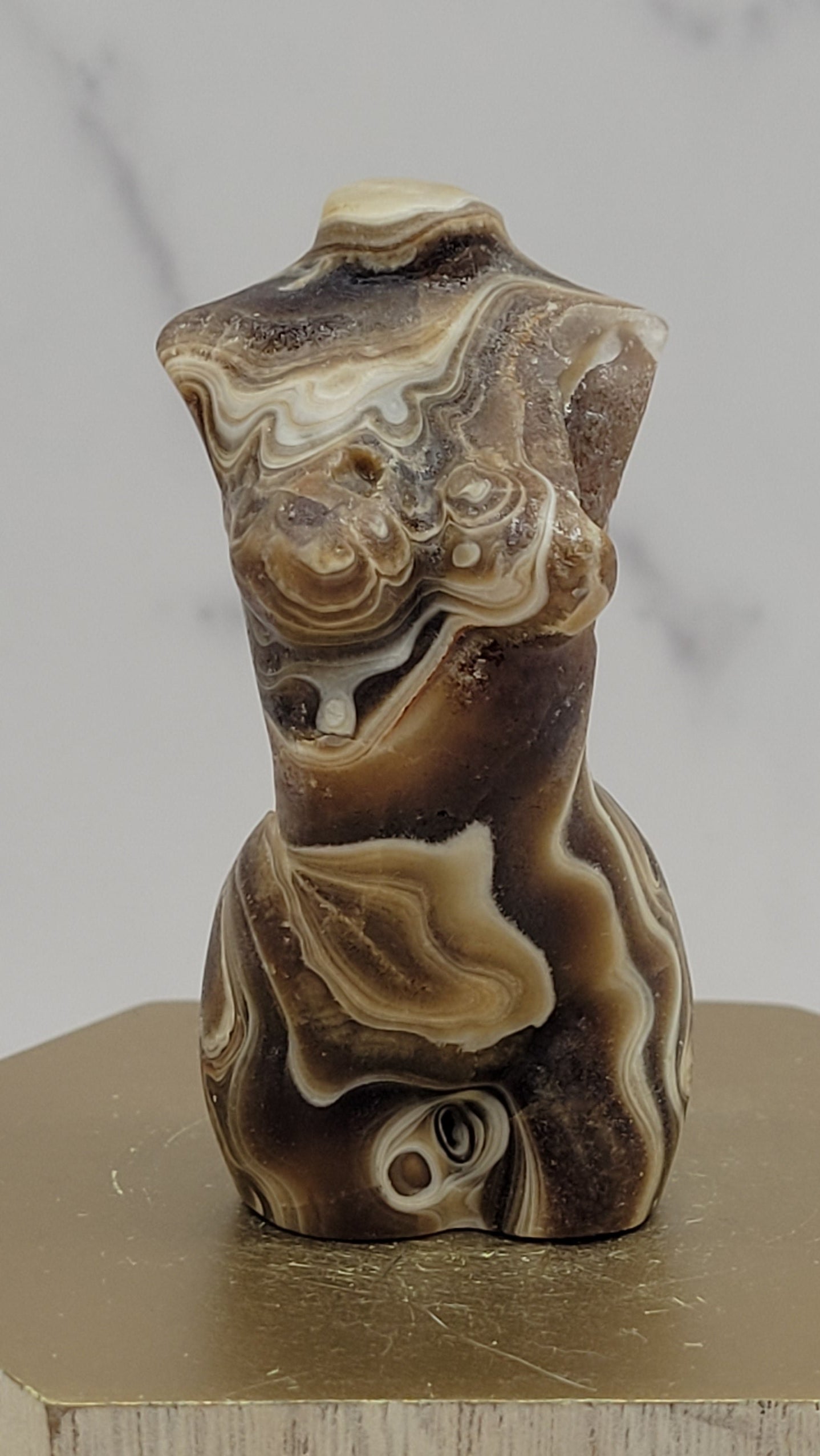Goddess body (L) - Amber Calcite