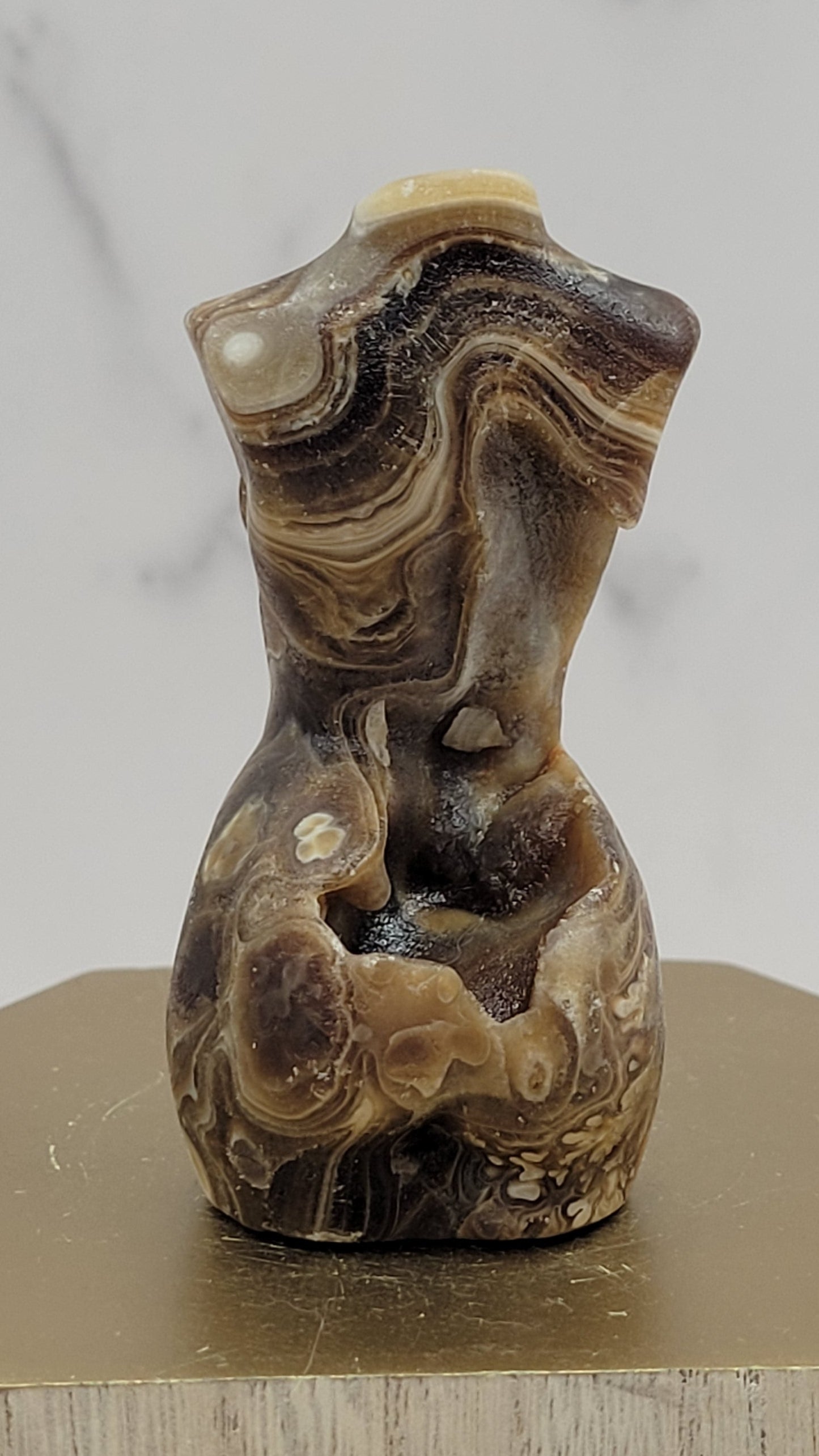 Goddess body (L) - Amber Calcite