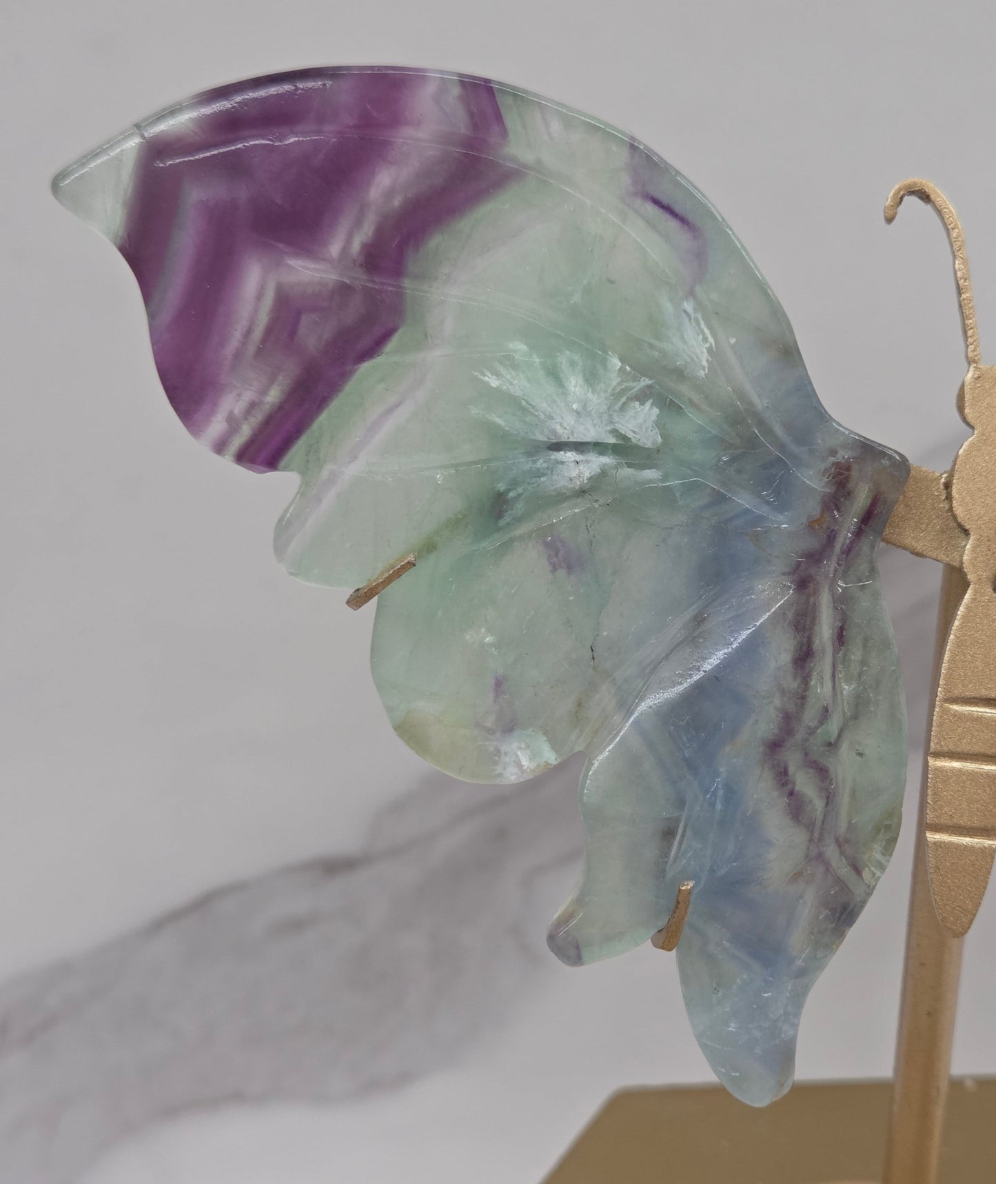 Wings - Feather Fluorite butterfly