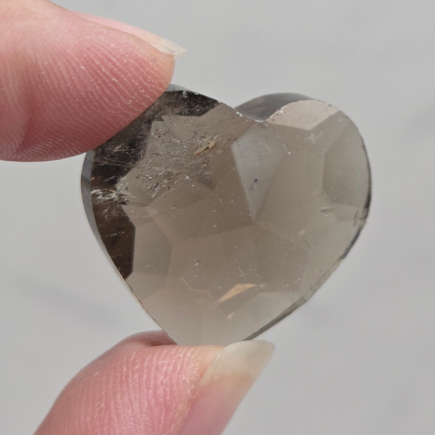 Faceted mini hearts