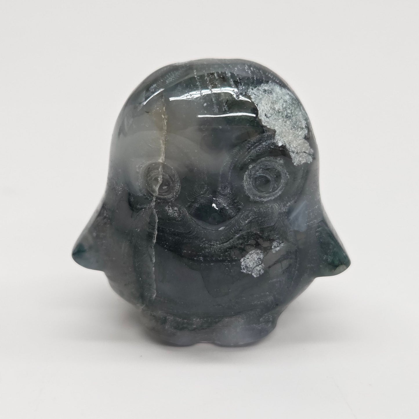 Cute penguin carving