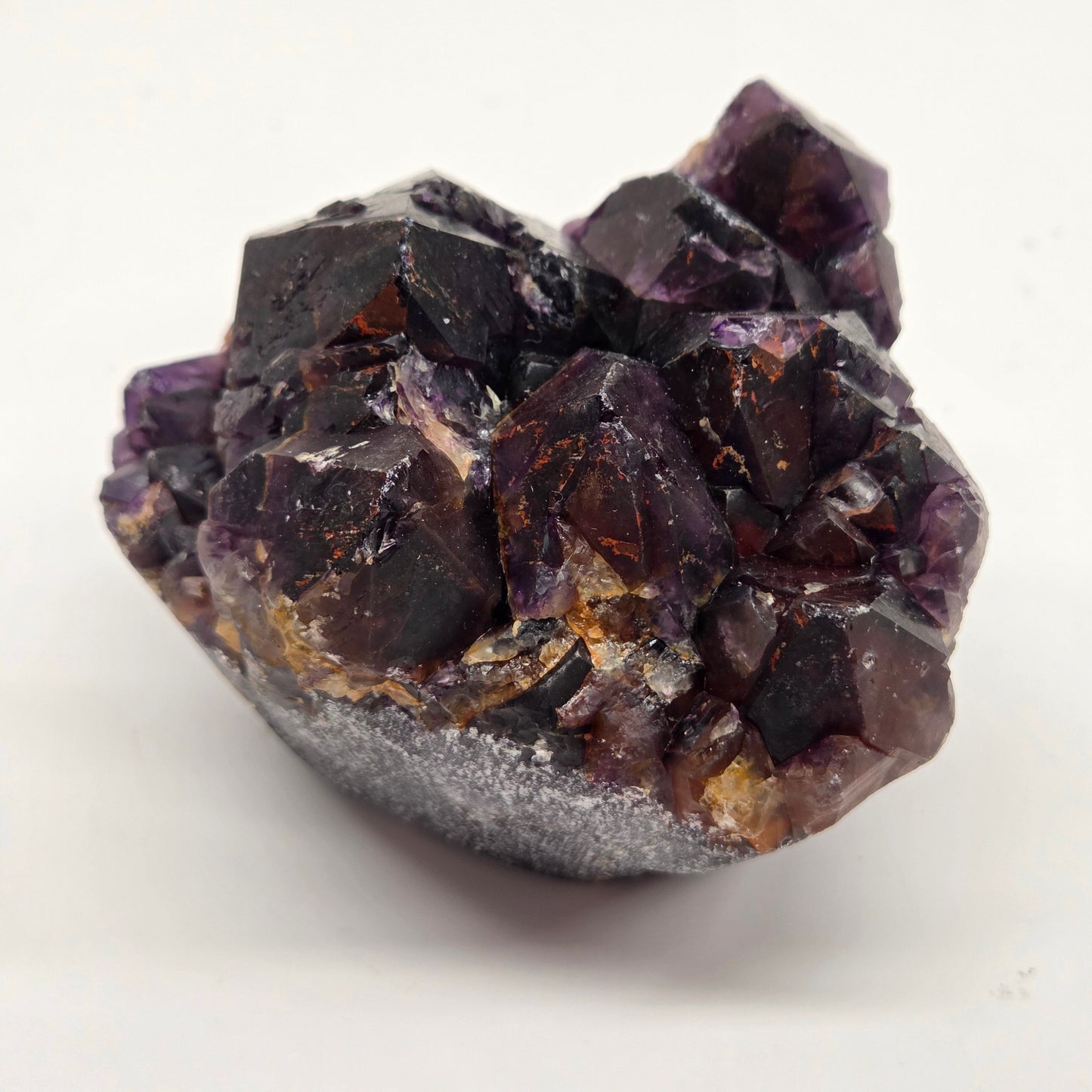 Hematite Included Amethyst clusters