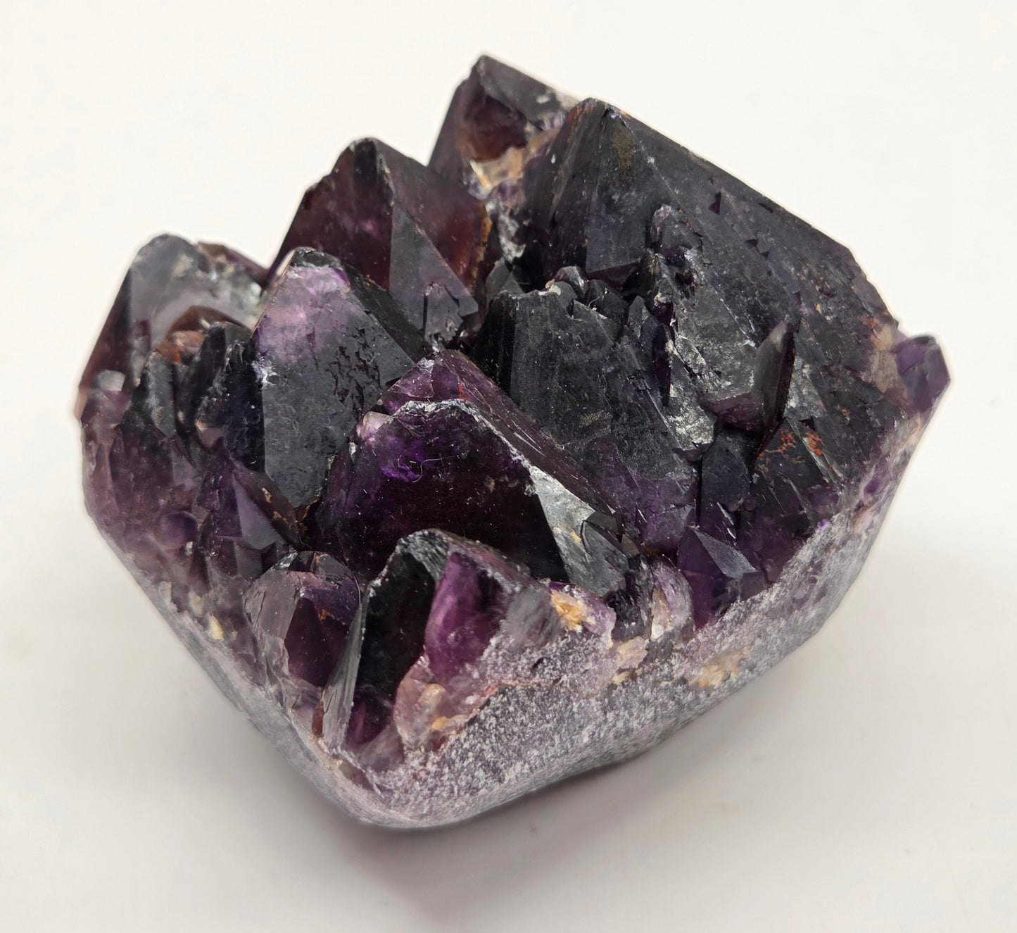 Hematite Included Amethyst clusters