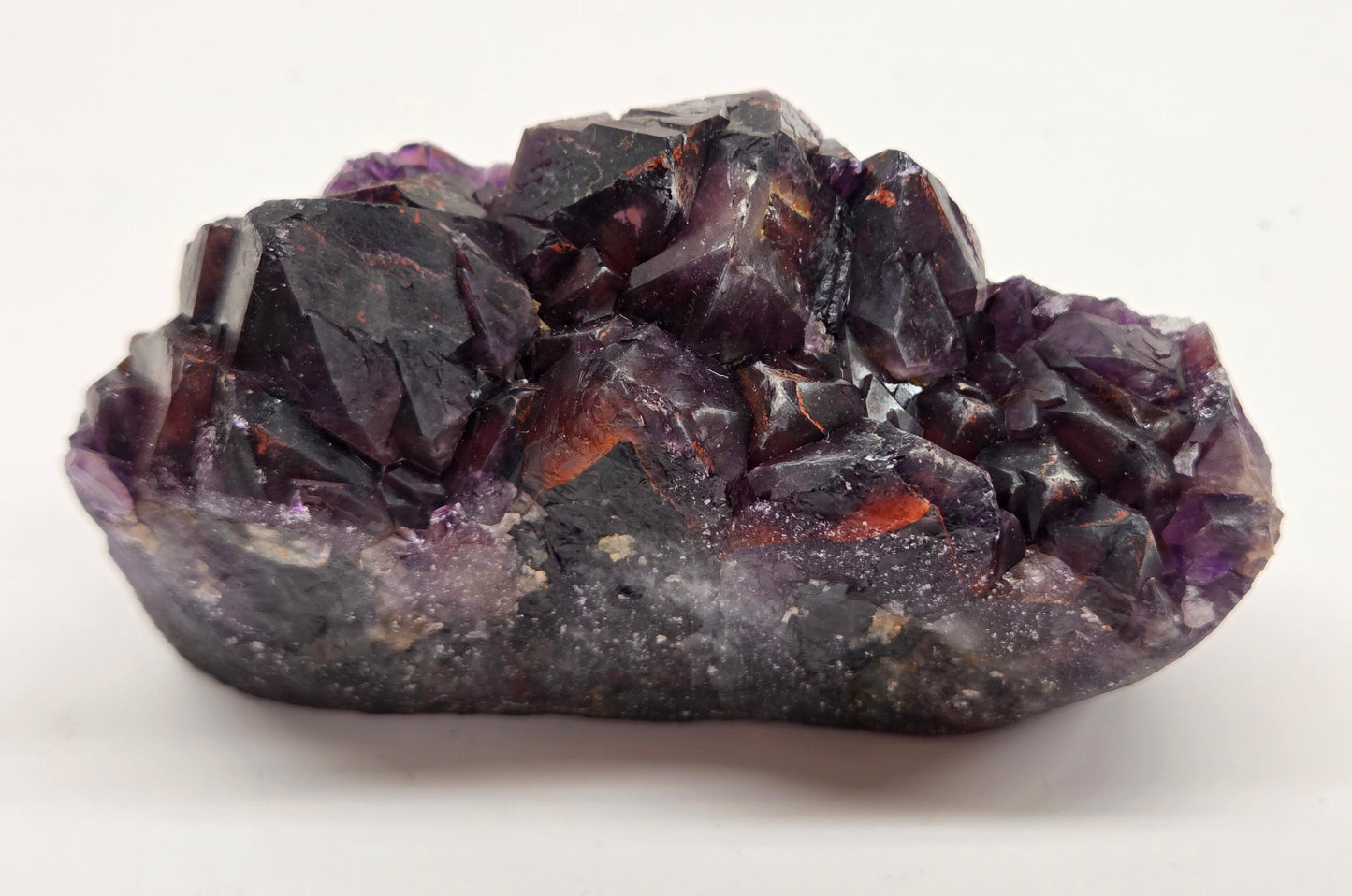 Hematite Included Amethyst clusters