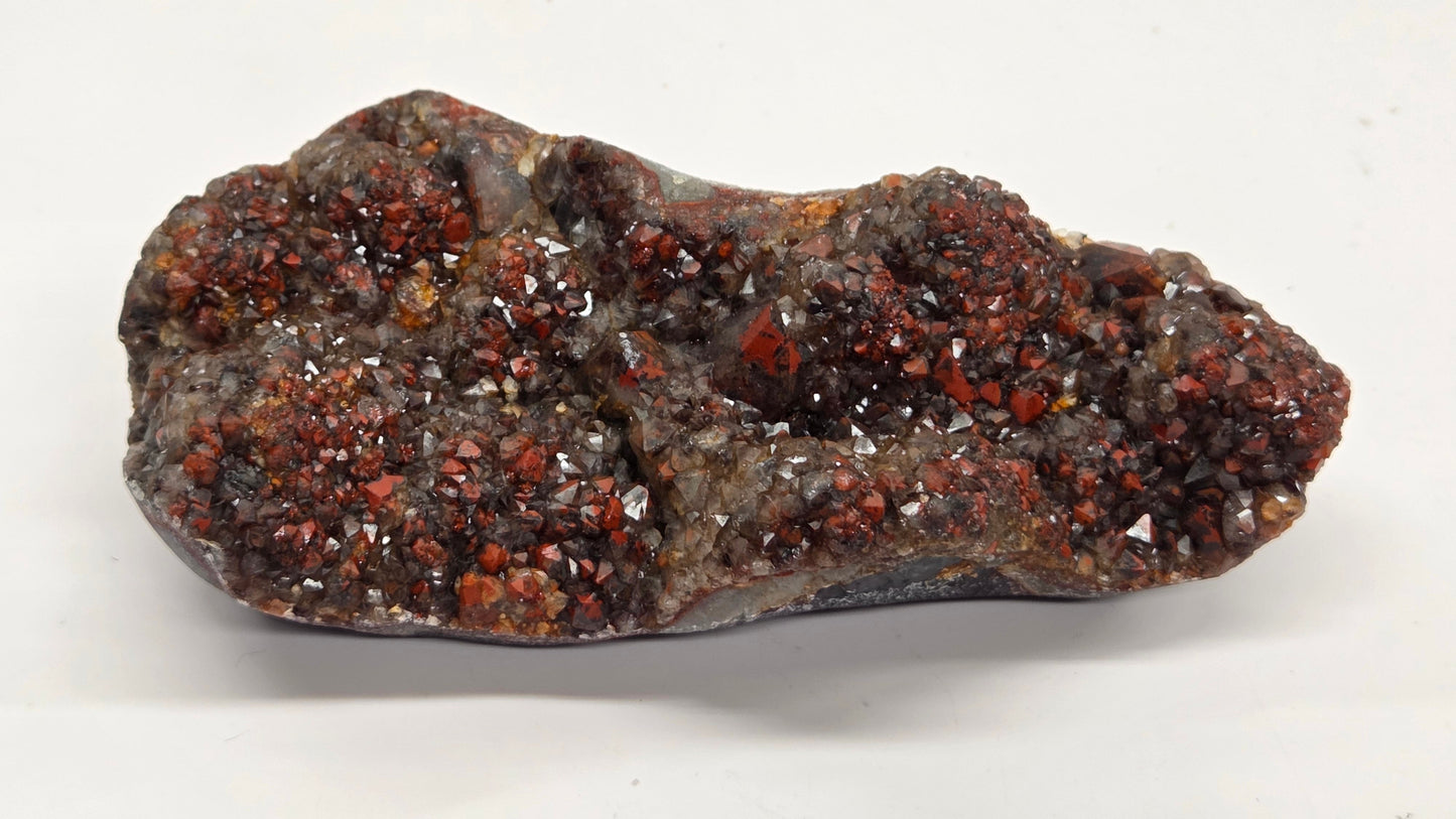 Hematite Included Amethyst clusters