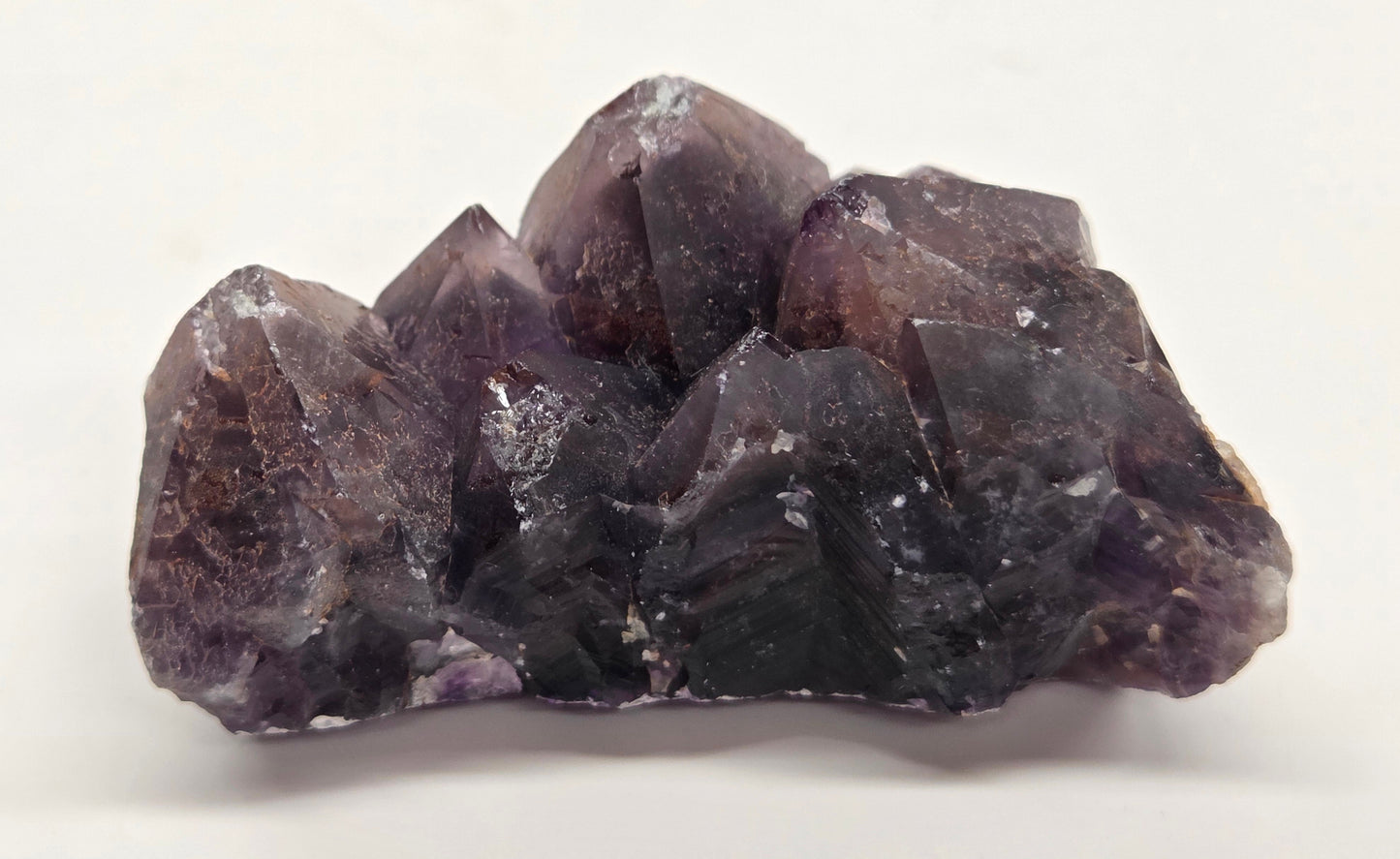 Hematite Included Amethyst clusters