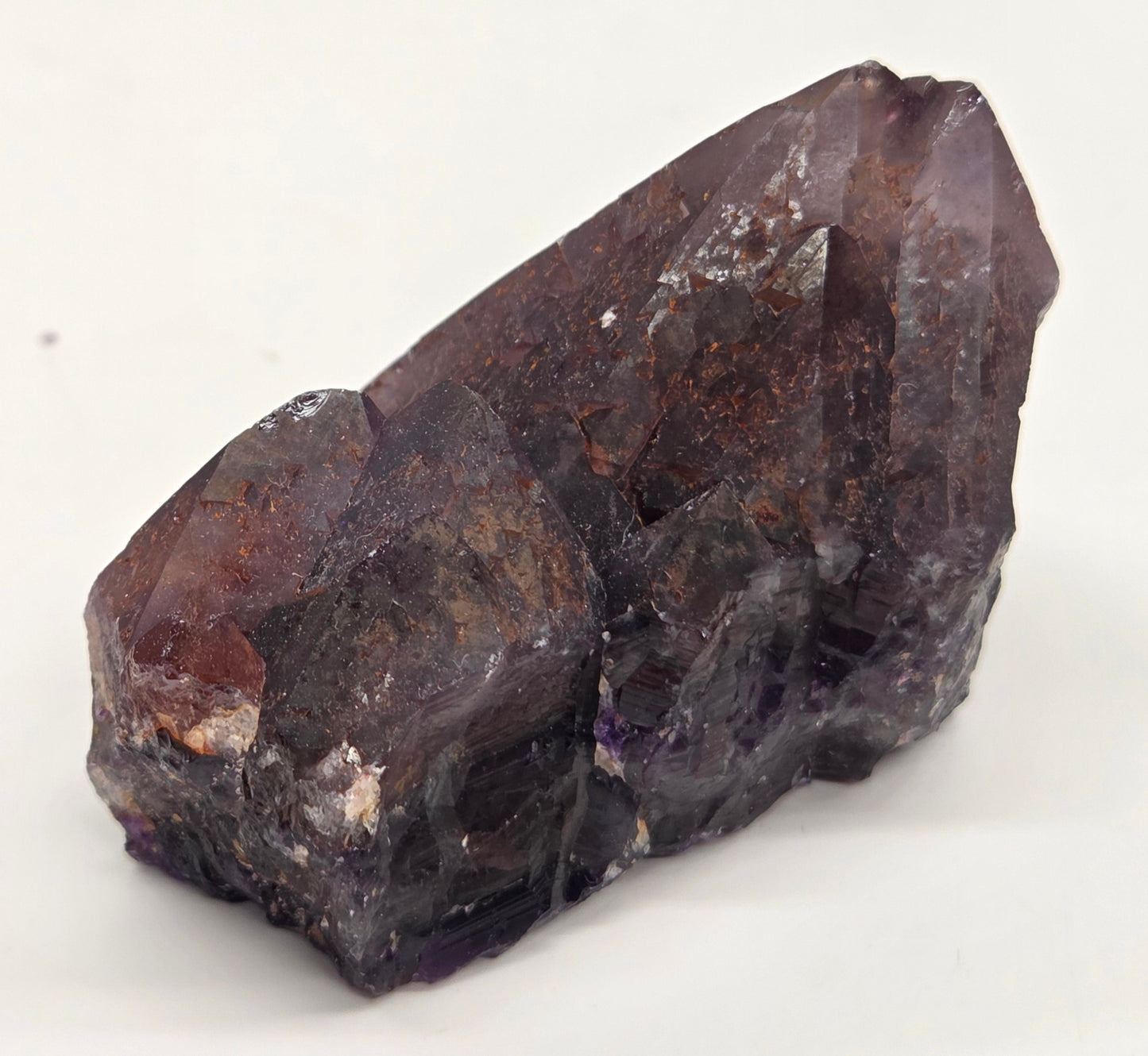 Hematite Included Amethyst clusters
