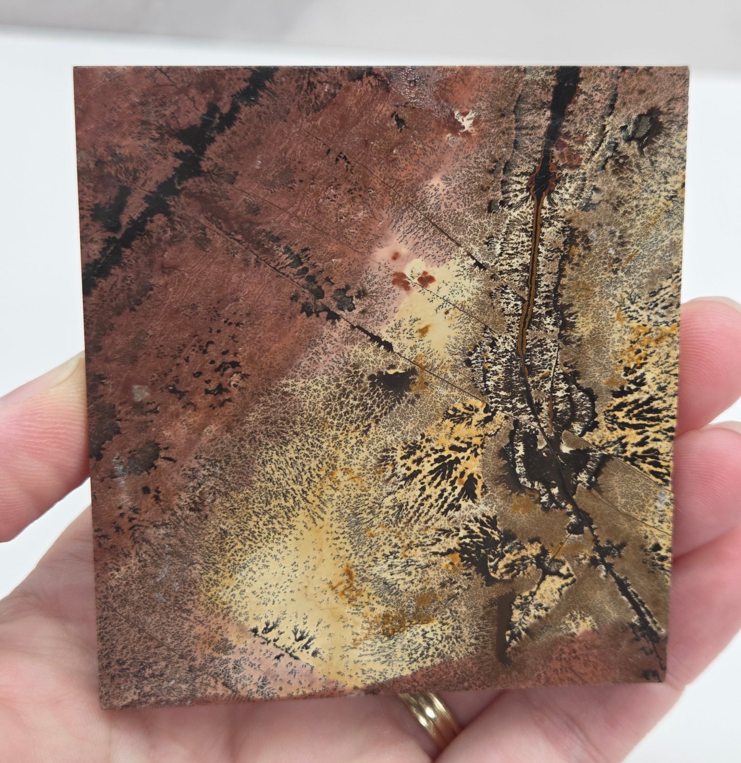 Picture Jasper square coaster