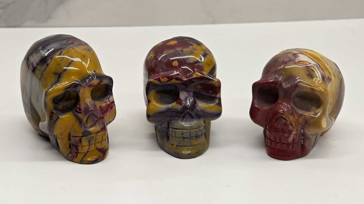 Skull medium - Mookaite