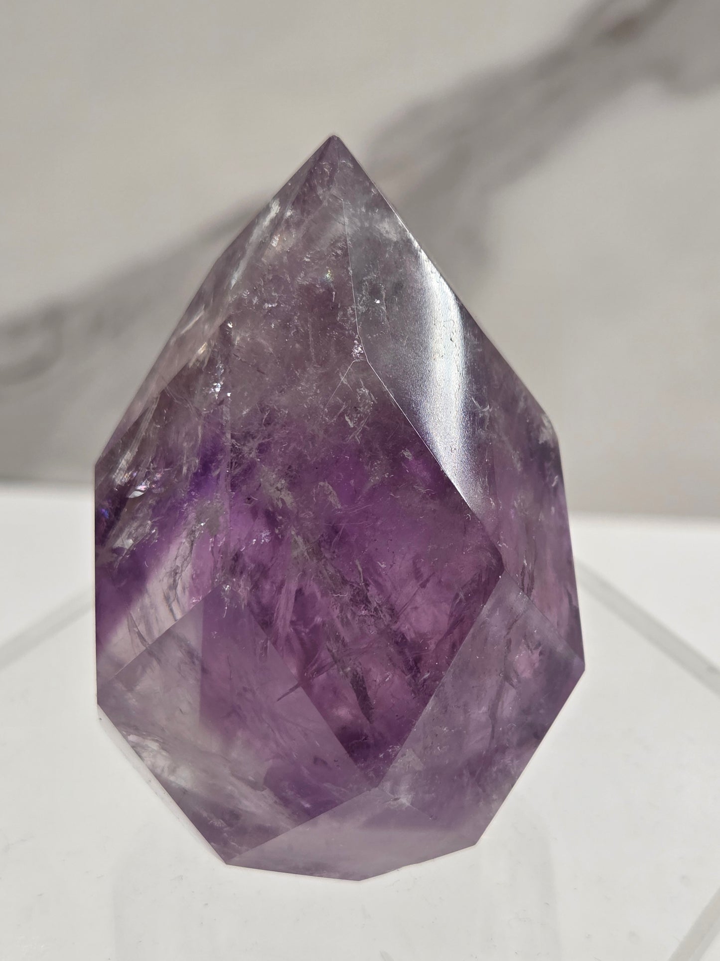 Phantom Amethyst faceted flame