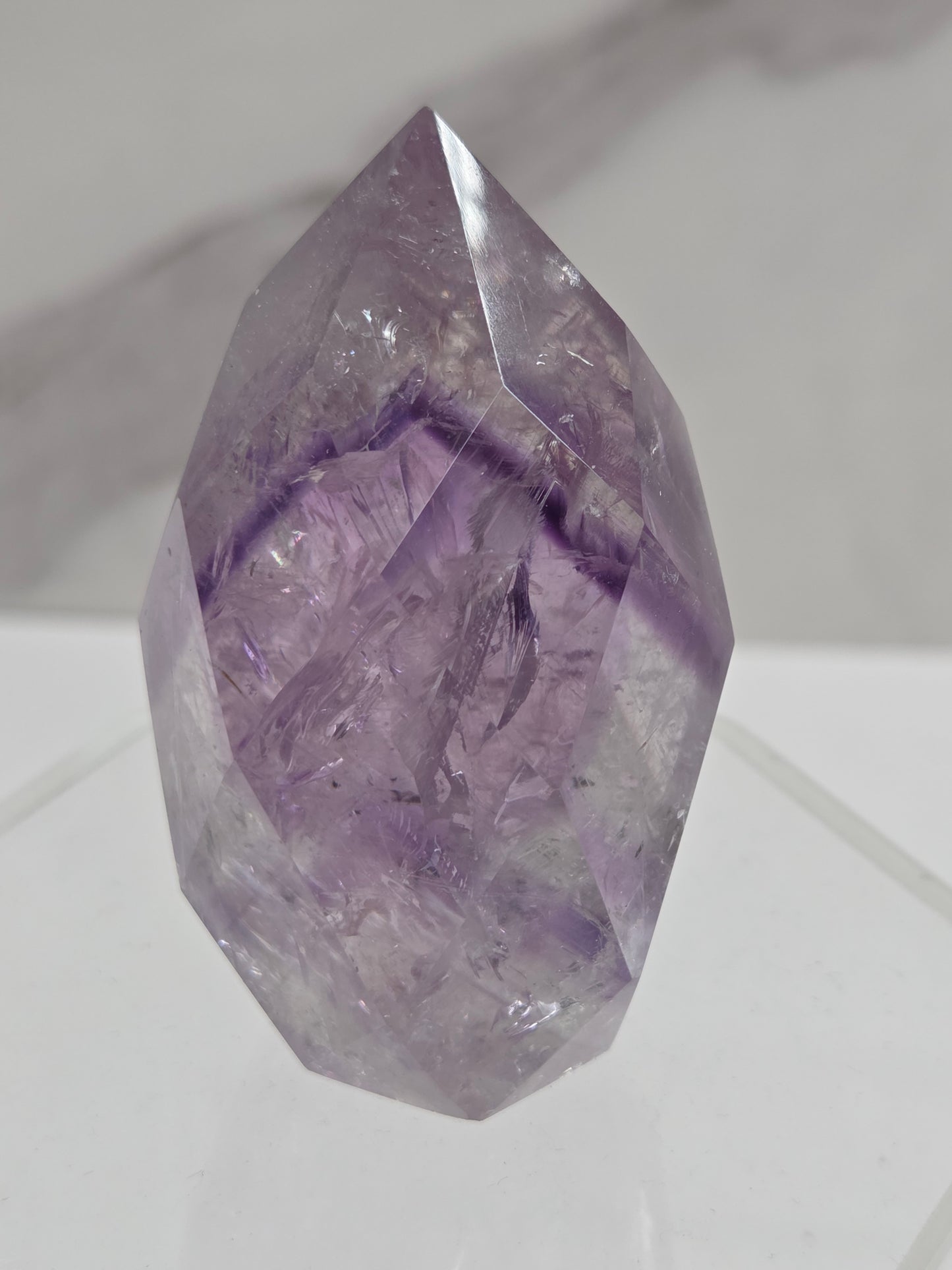 Phantom Amethyst faceted flame