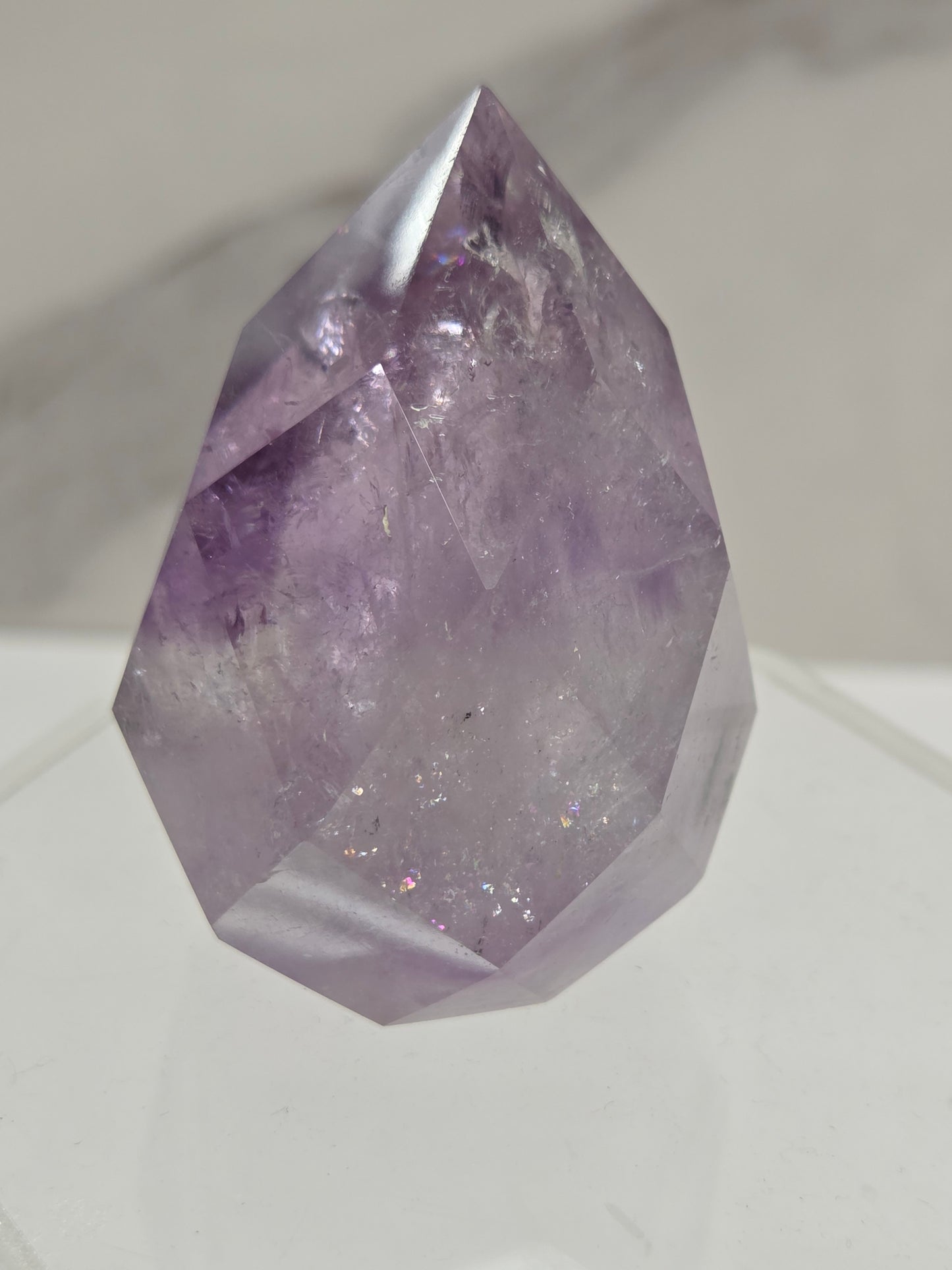 Phantom Amethyst faceted flame