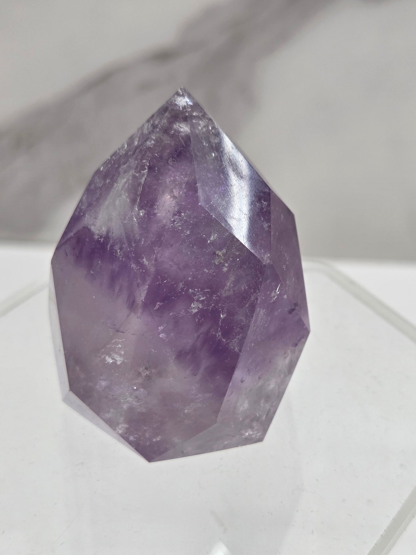 Phantom Amethyst faceted flame