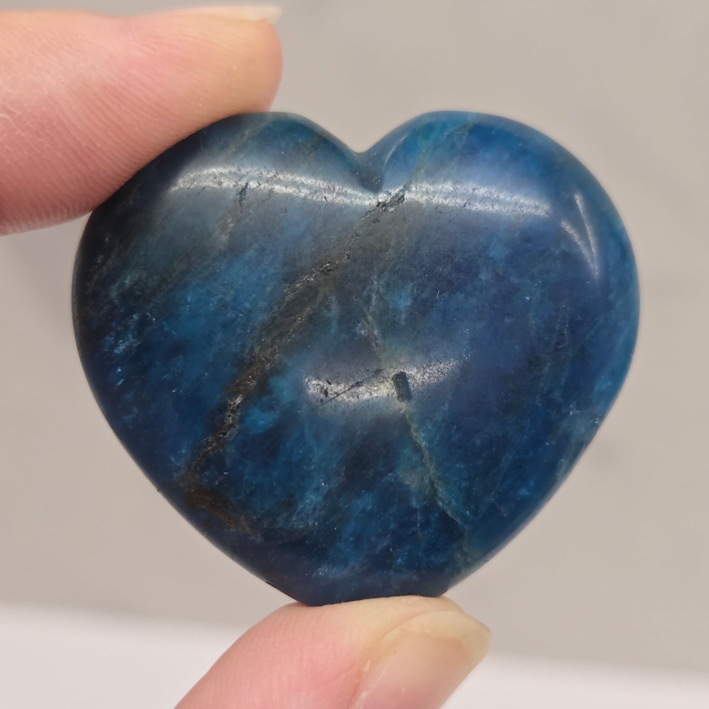 Blue Apatite heart