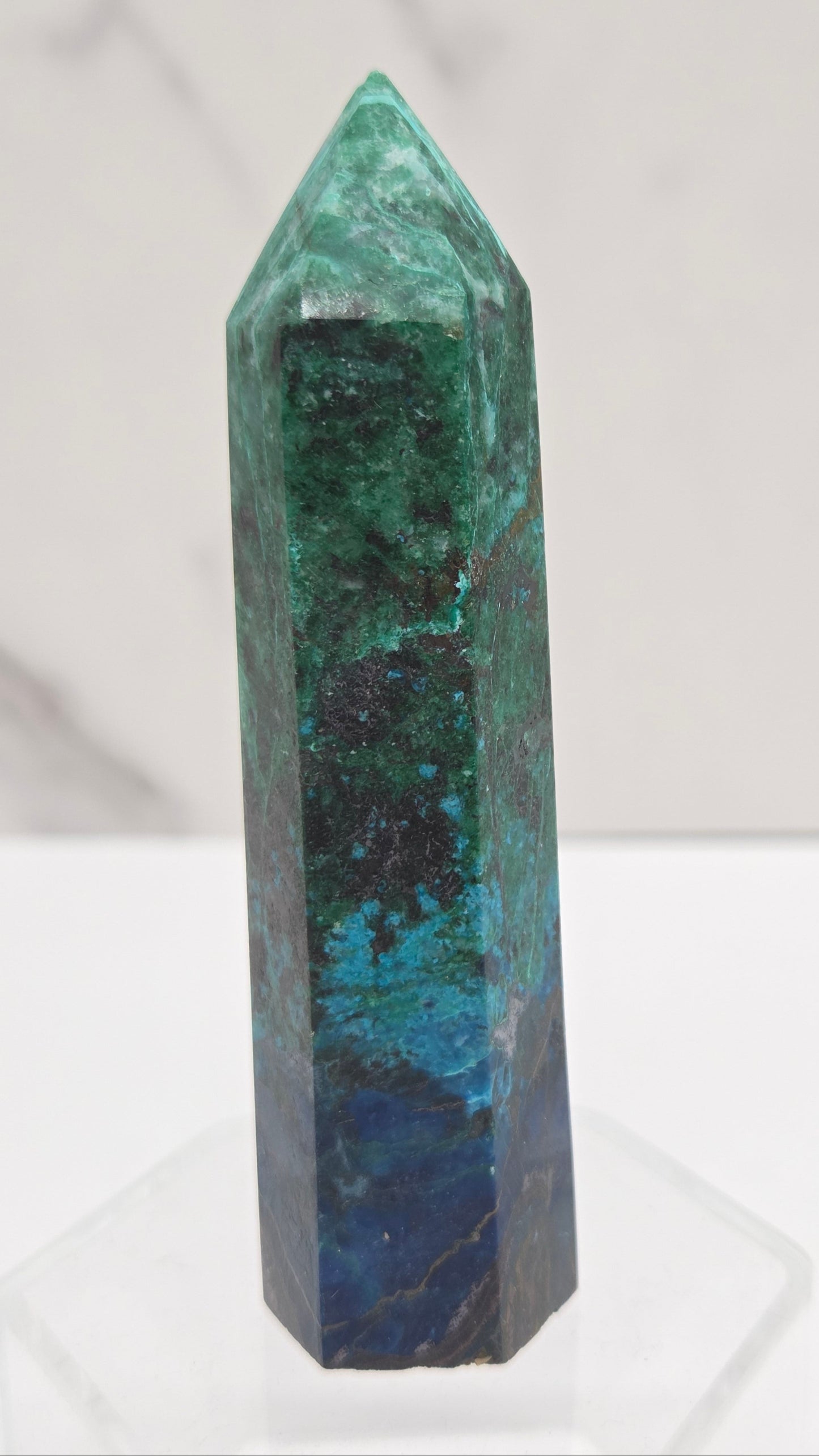 Azurite Chrysocolla tower