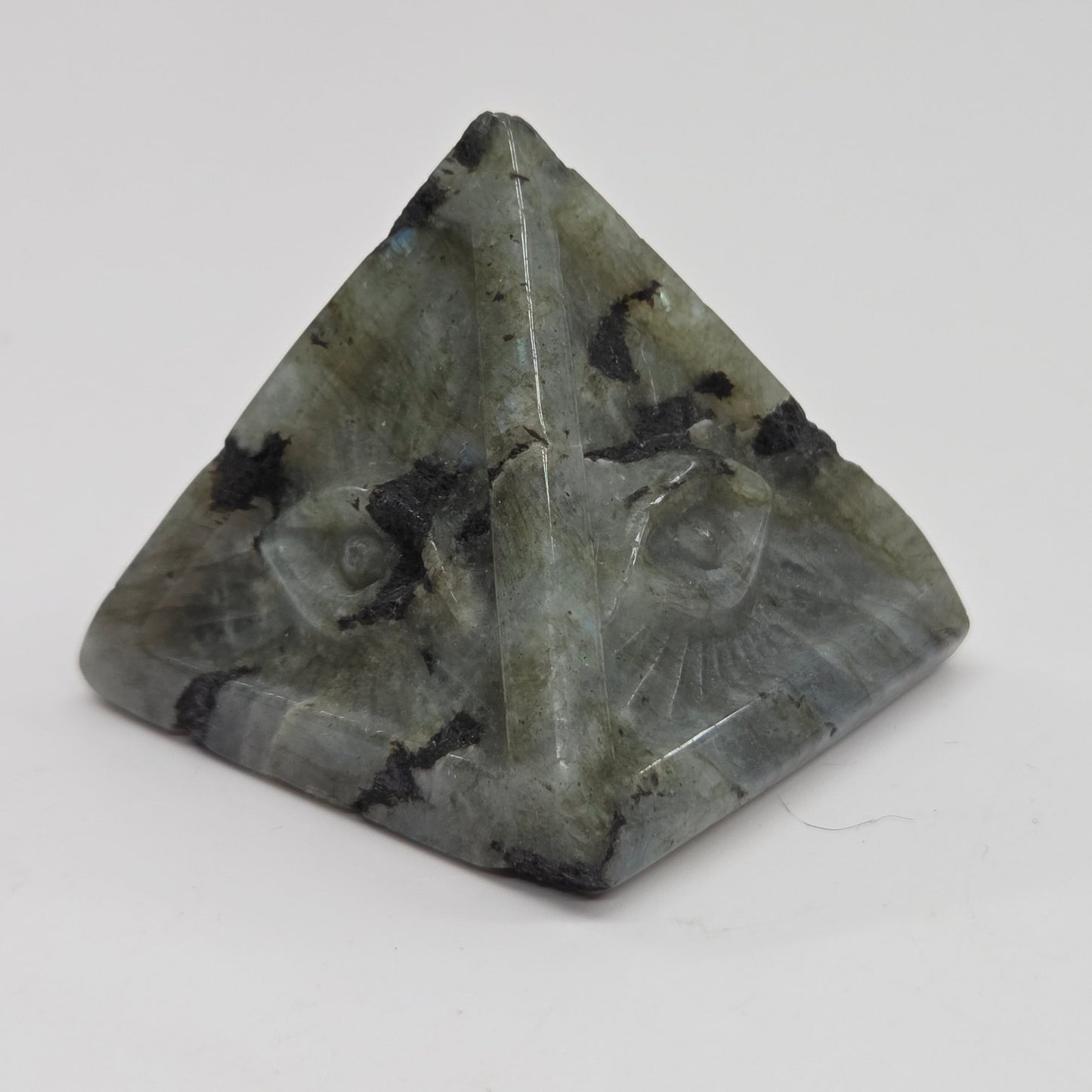 "All seeing eye" pyramid carving